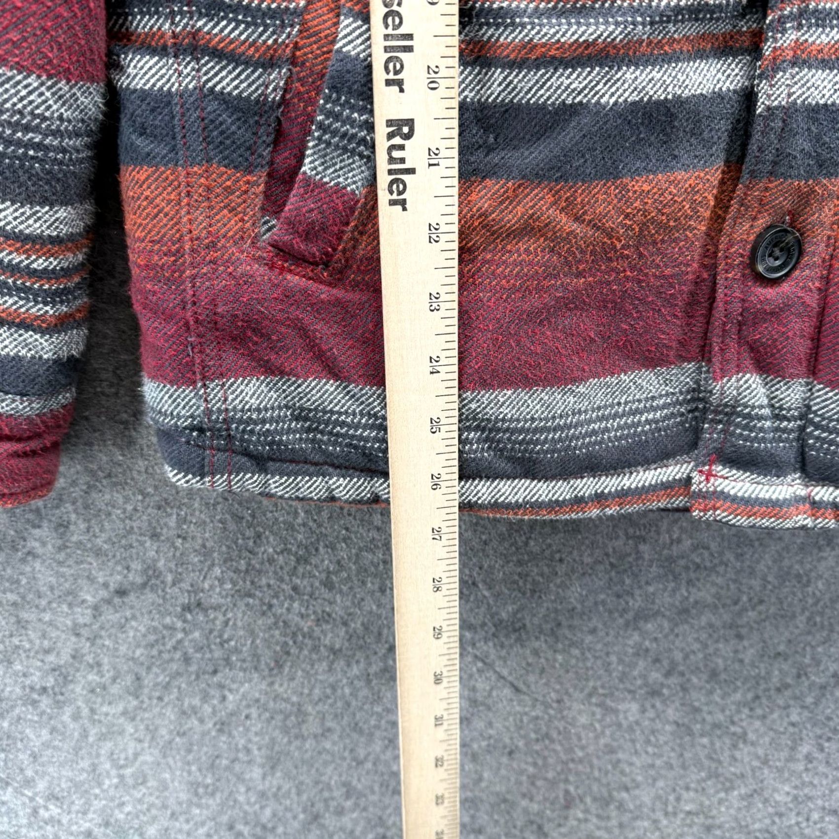 American Eagle Outfitters VINTAGE American Eagle Outfitters Shirt Jacket Men L Red Plaid Flannel Sherpa Lined Warm долг Size US L / EU 52-54 / 3 - 4 Thumbnail