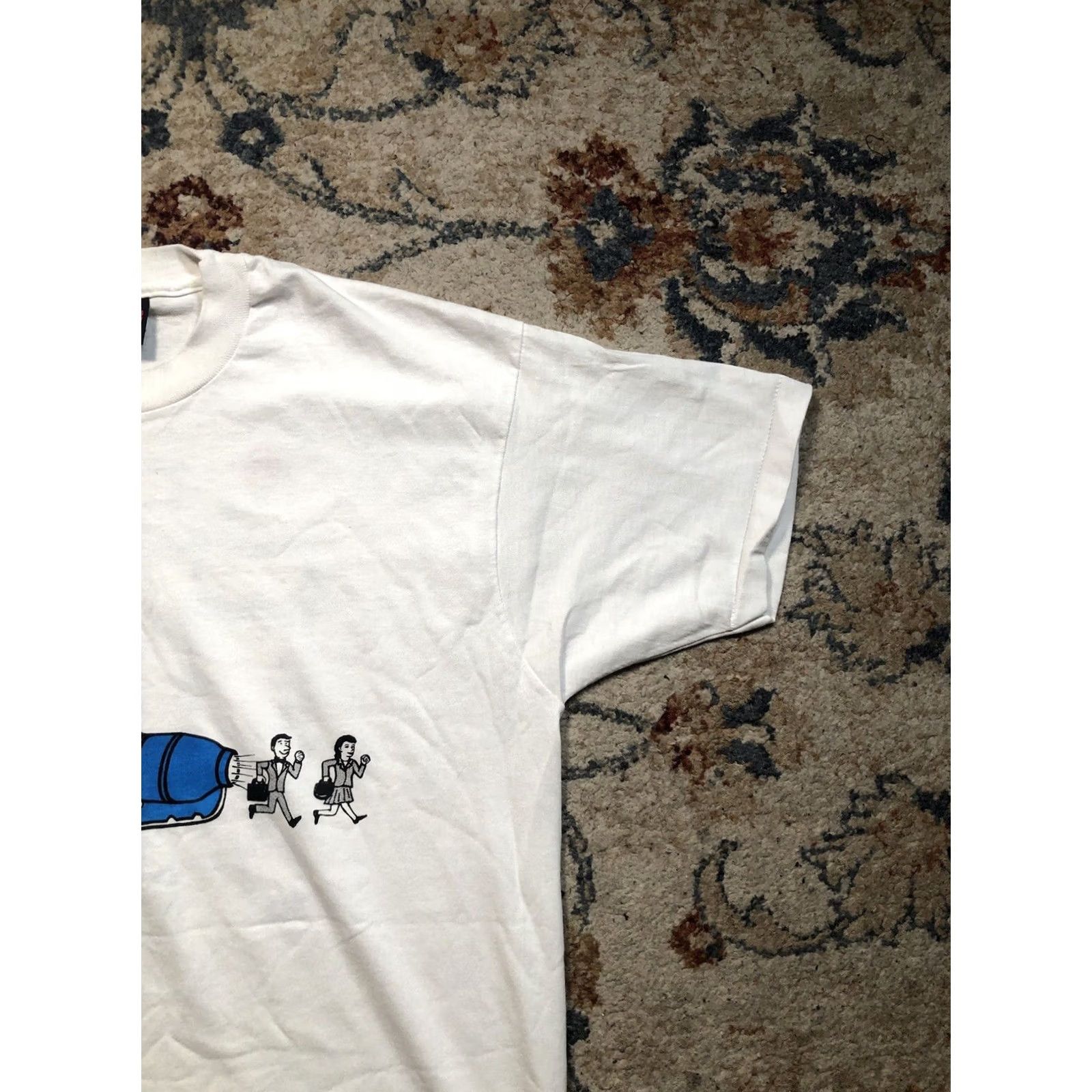 Vintage VINTAGE Screen Stars Best T Shirt USA 1992 XL White Crew Neck Short Sleeve Graphic Print Science Men Size US XL / EU 56 / 4 - 4 Thumbnail