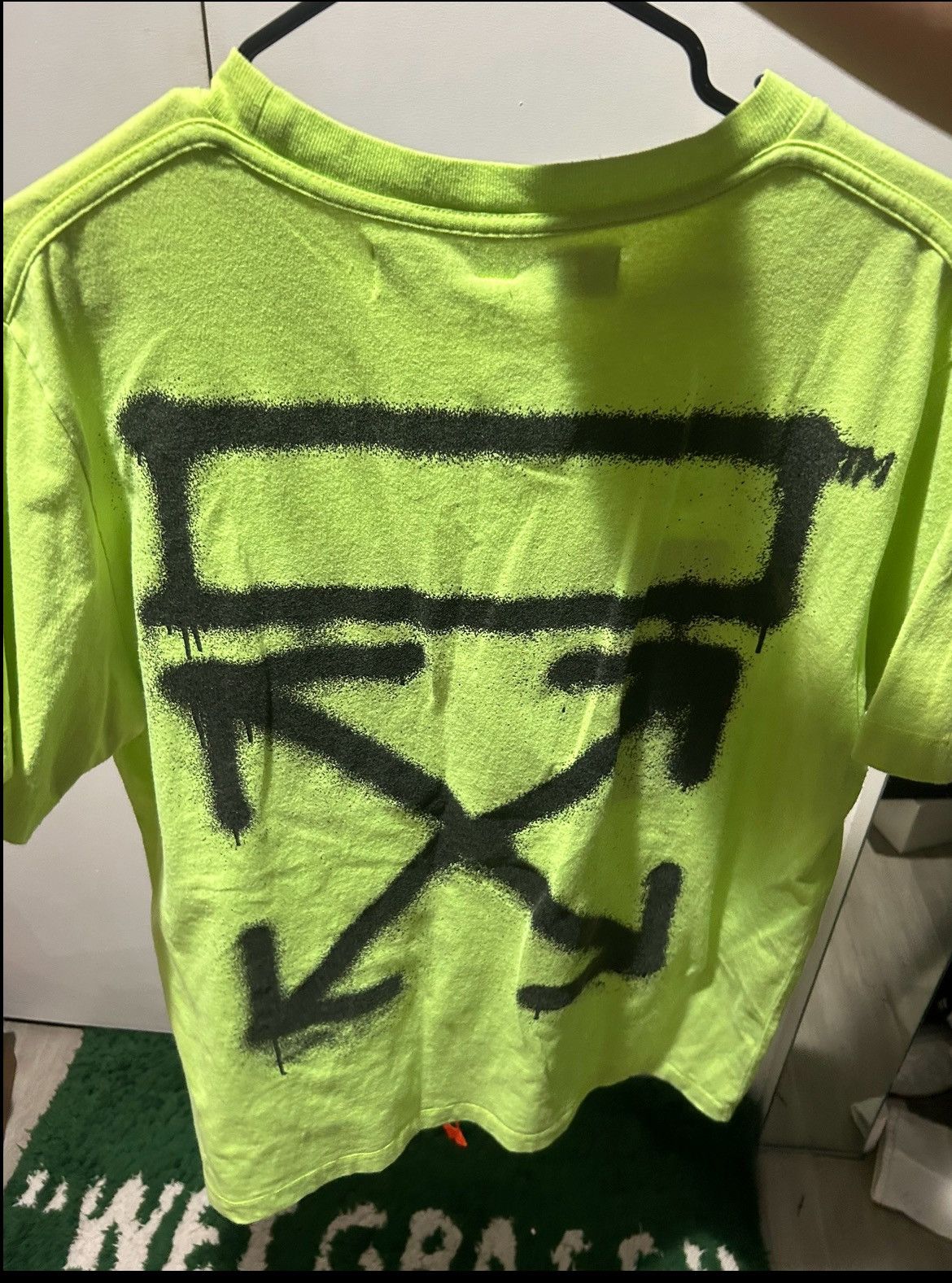 Off-White Off white Tshirt Size Medium Green Size US M / EU 48-50 / 2 - 2 Thumbnail