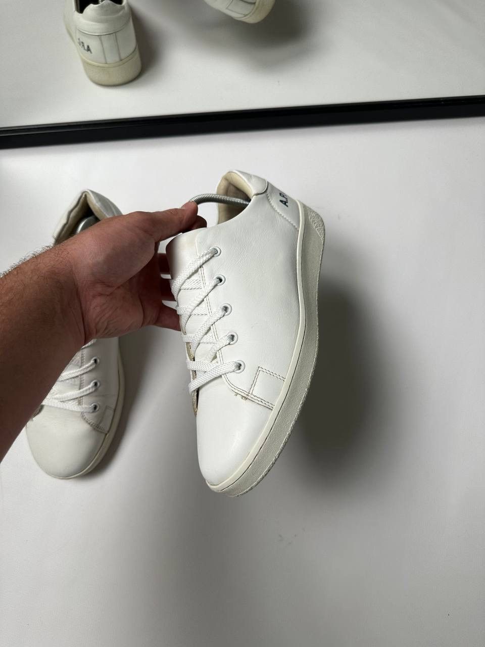 A.P.C. A. P. C. White Leather Shoes APC Size US 8.5 / EU 41-42 - 8 Thumbnail