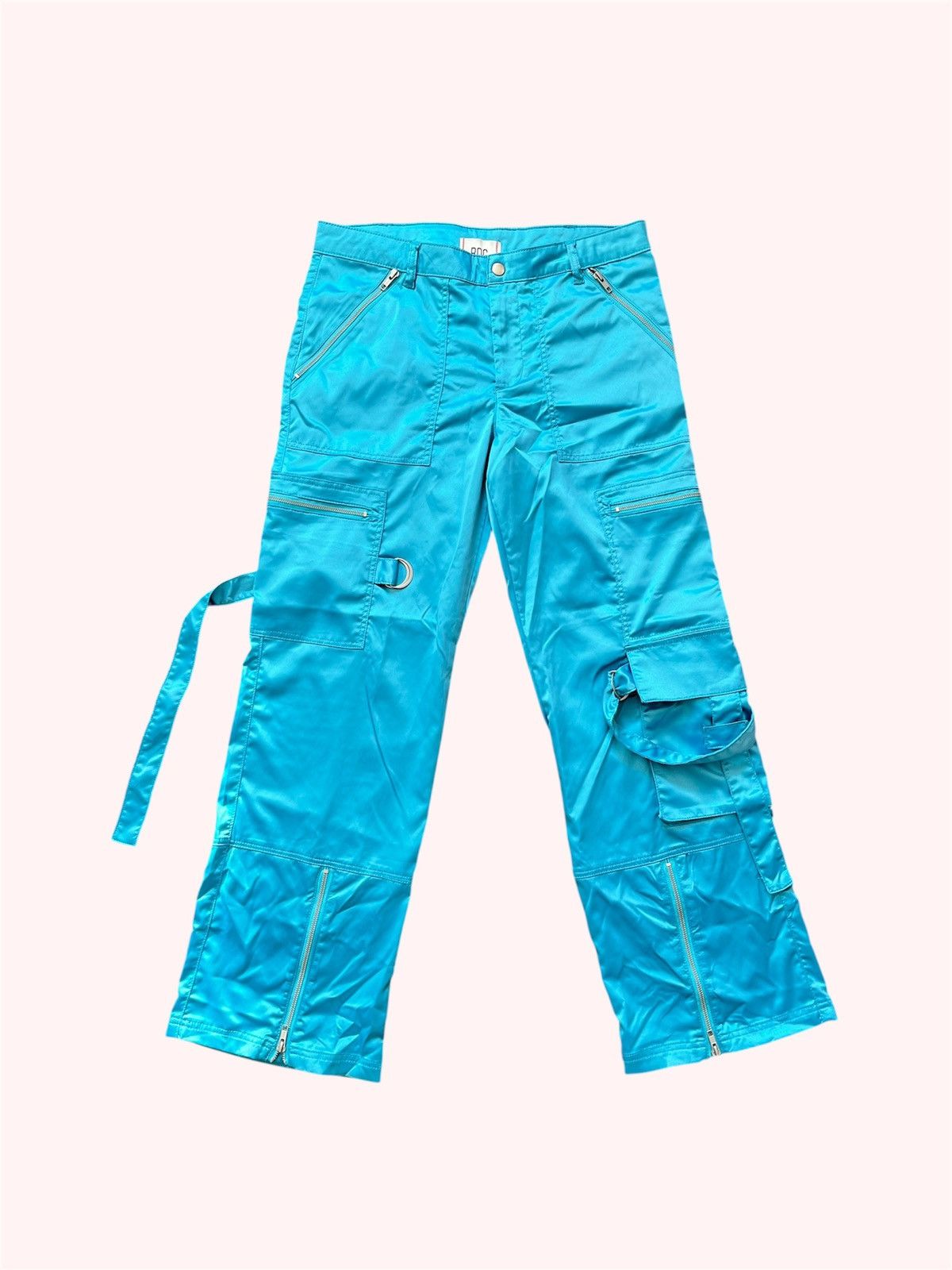 Bdg BDG Cargo Pants Blue Size US 34 / EU 50 - 1 Thumbnail