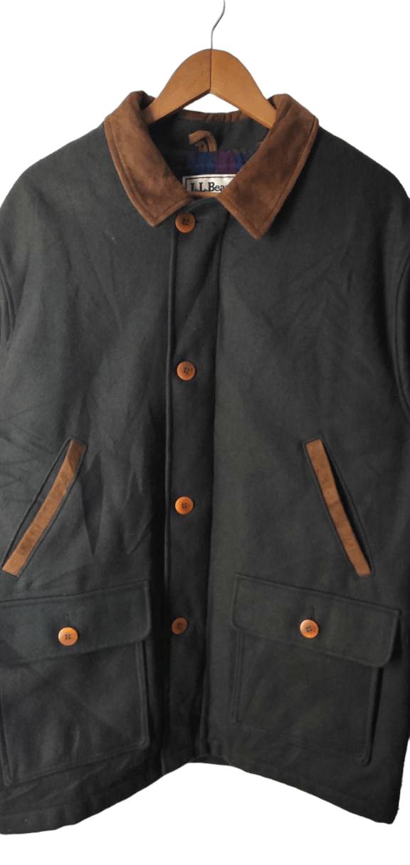 L.L. Bean LL BEAN HEAVY WOOL JACKET MADE IN USA Size US L / EU 52-54 / 3 - 5 Thumbnail