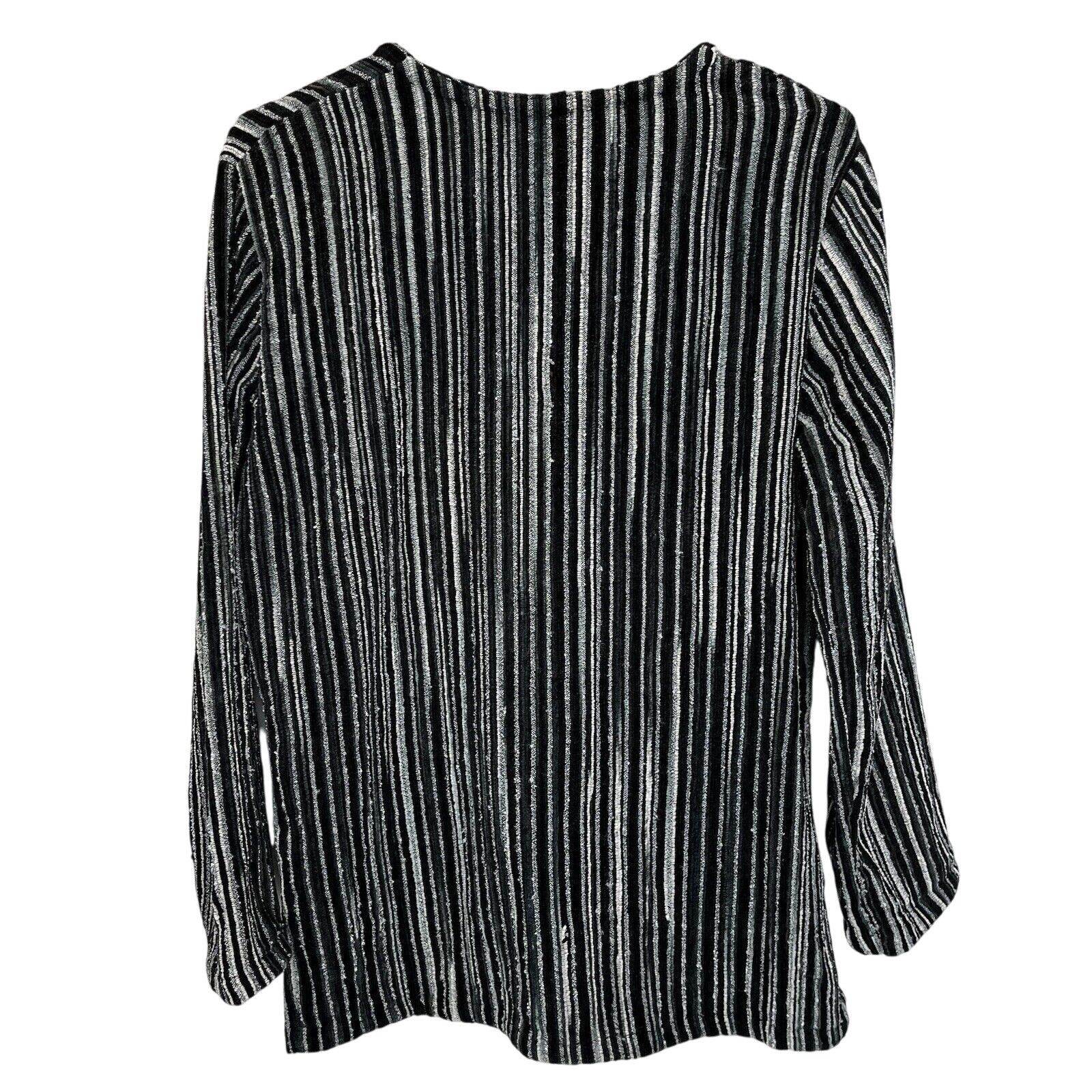 Vintage 24 Karat | Vintage Hippie Boho Stripe Knit Cardigan Sweater Size S / US 4 / IT 40 - 5 Thumbnail