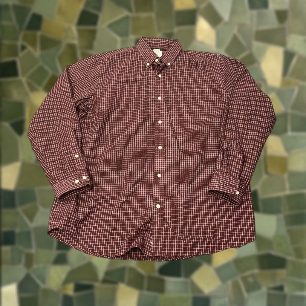 Vintage VINTAGE L.L. Bean Men's Shirt Casual Check Long Sleeve Button-Down Cotton Fall Winter Size US M / EU 48-50 / 2 - 1 Thumbnail