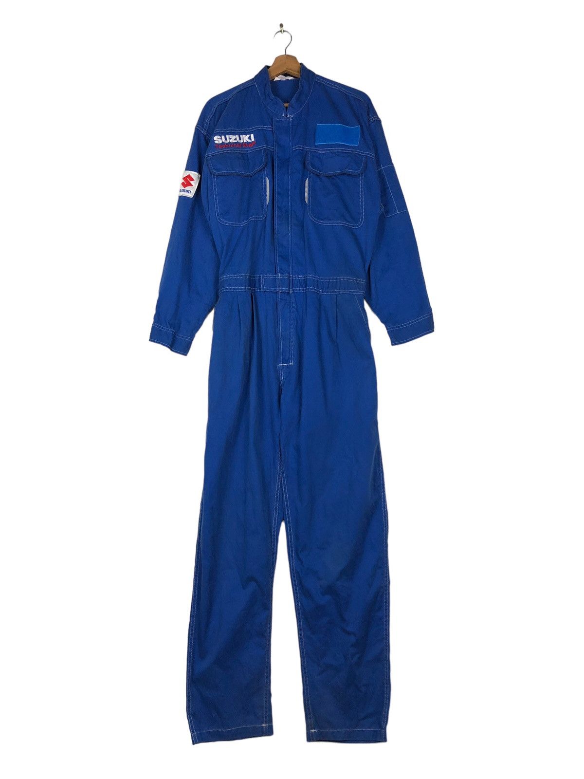 Japanese Brand 🔥Vintage Overall Racing Wear Suzuki Big Logo Size US 32 / EU 48 - 1 Thumbnail