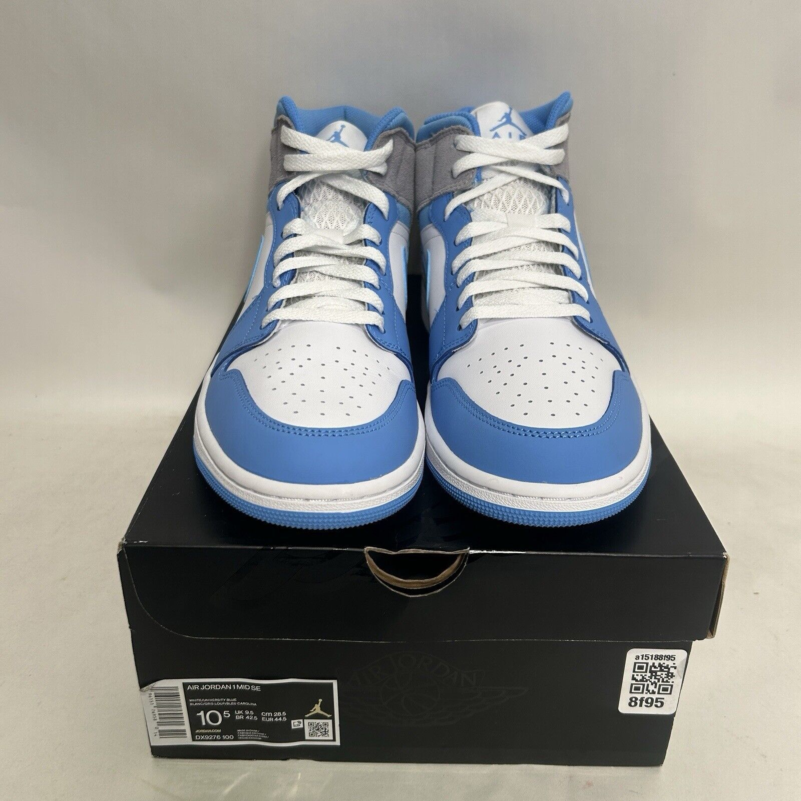 Jordan Brand Nike Air Jordan 1 Mid SE Retro “University Blue/UNC” 2024 Size US 10.5 / EU 43-44 - 2 Thumbnail