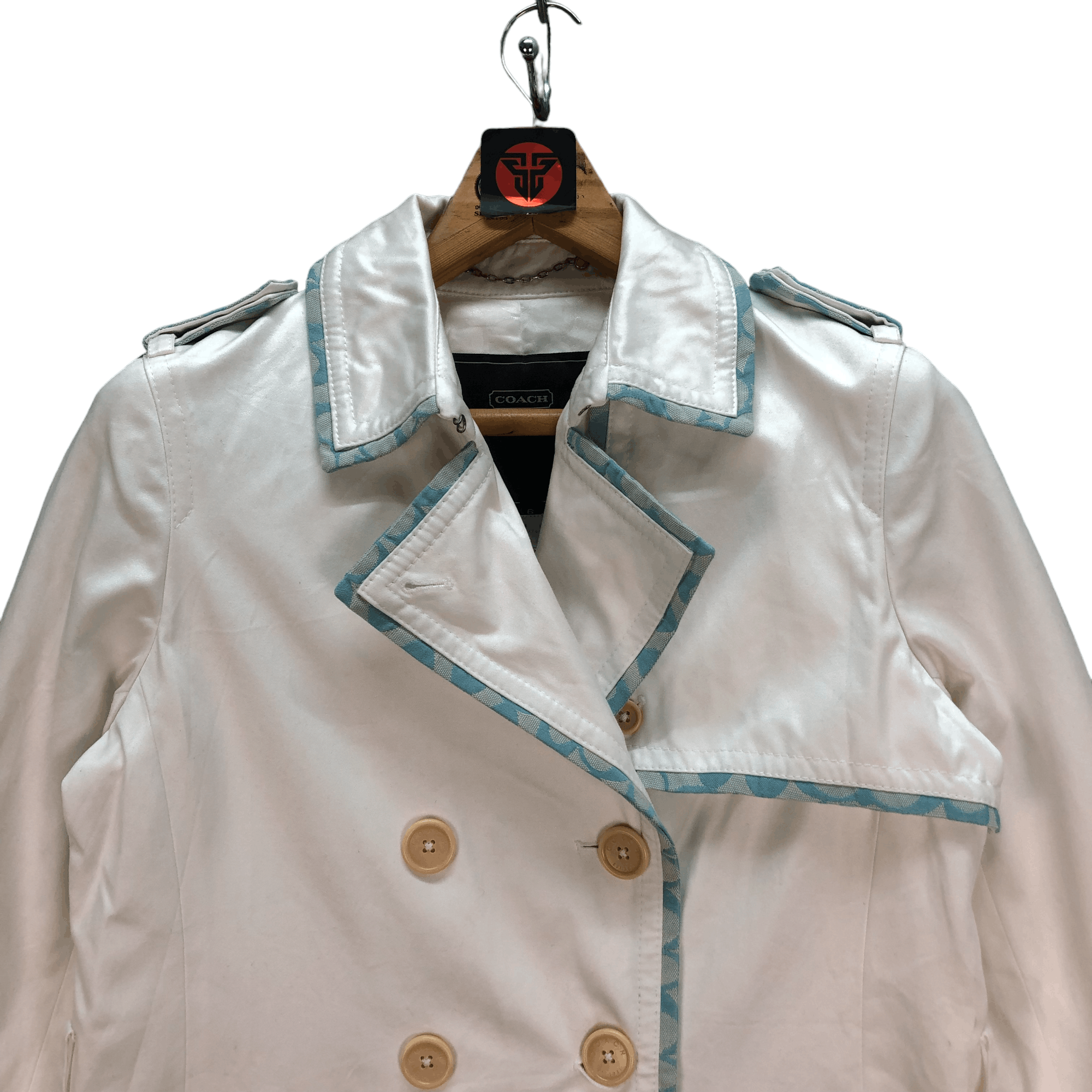 Coach COACH DOUBLE BREASTED COAT #6842-87 Size S / US 4 / IT 40 - 2 Thumbnail
