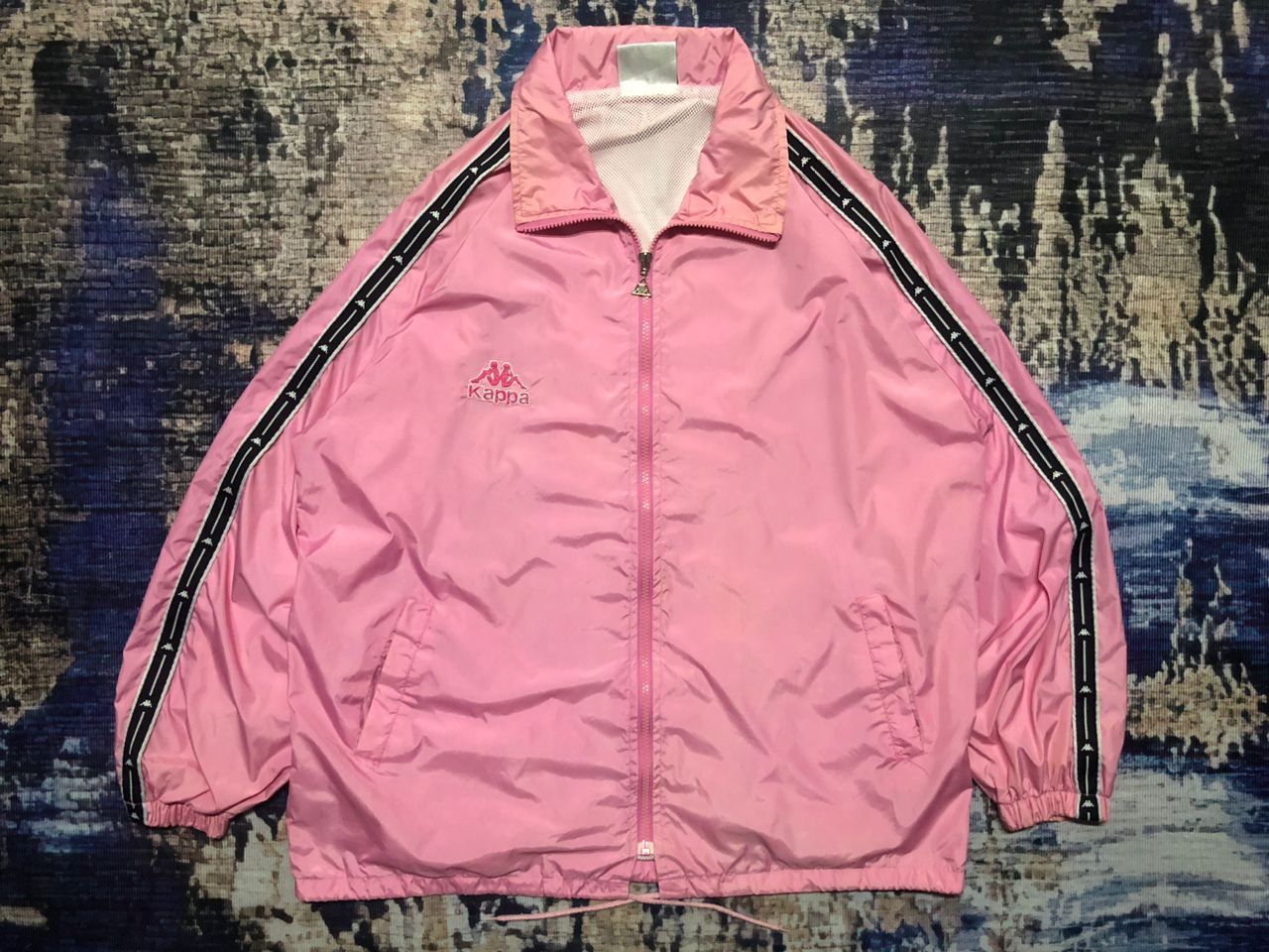 Kappa Vintage Kappa Side Tape Big Logo Windbreaker Size M / US 6-8 / IT 42-44 - 2 Thumbnail
