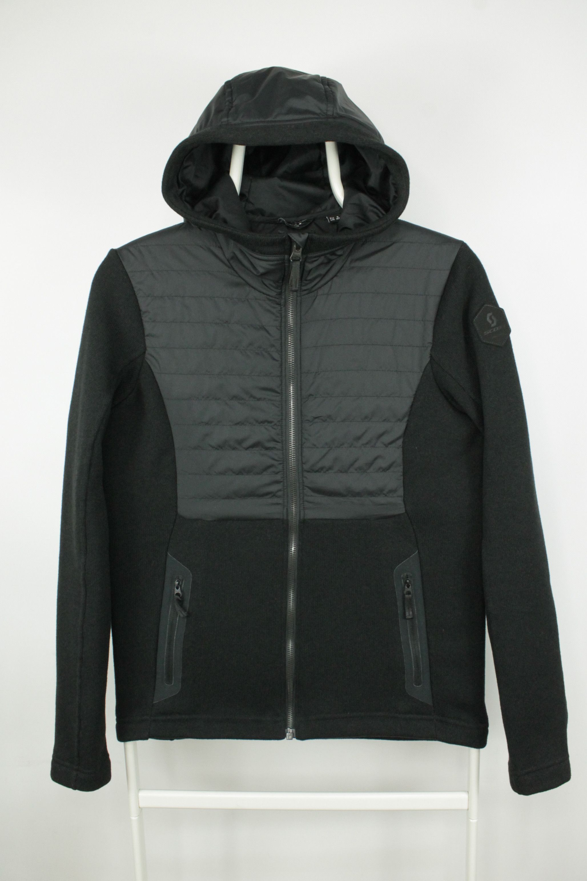 Schott SCOTT Defined Optic Warm Hybrid Black Hoodie Women's Size XS / US 0-2 / IT 36-38 - 1 Thumbnail