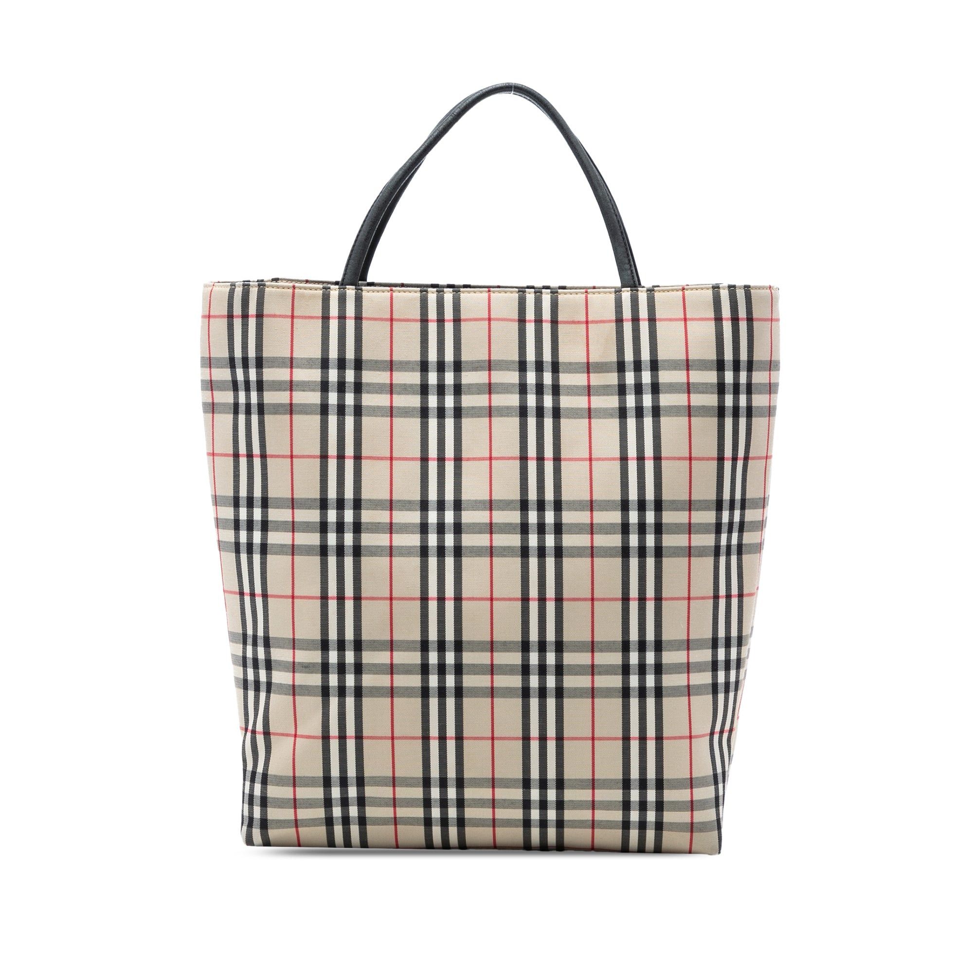 Burberry House Check Canvas Tote Size ONE SIZE - 1 Thumbnail