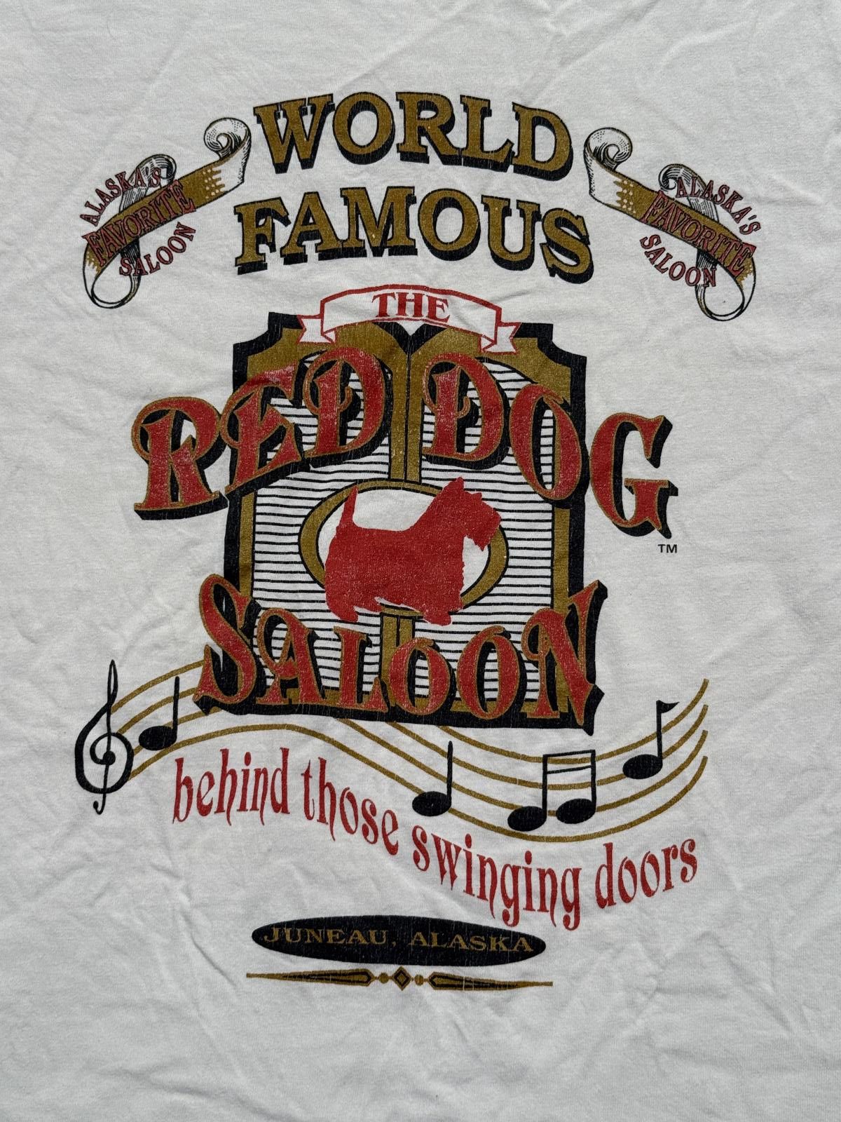 Jerzees Vintage The Red Dog Saloon T-shirt Juneau Alaska Tee - XL Size US XL / EU 56 / 4 - 3 Thumbnail