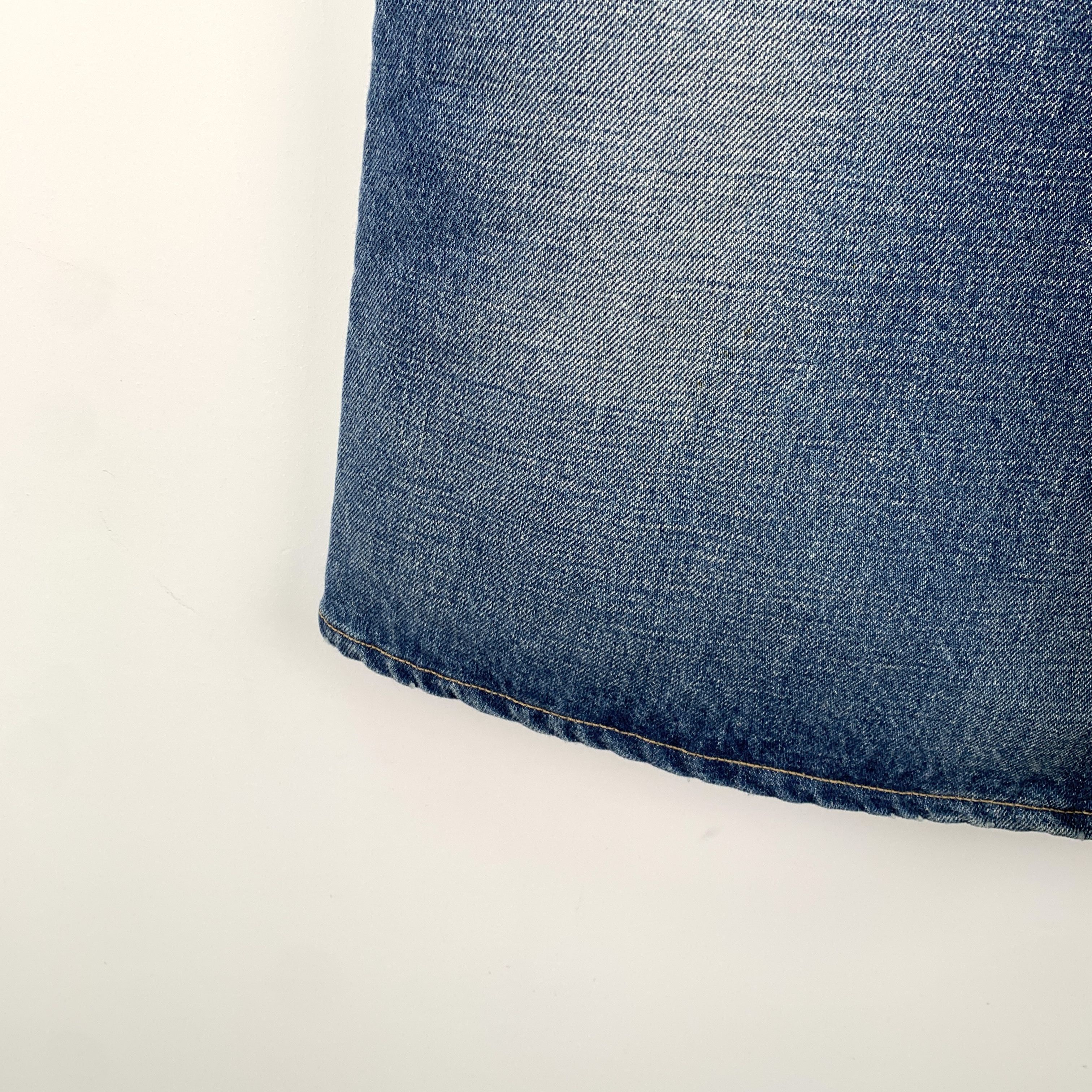 Celine Celine Jeans – Blue Washed Wide-Leg Denim (Size 24) Size 24" / US 00 / IT 34 - 4 Thumbnail