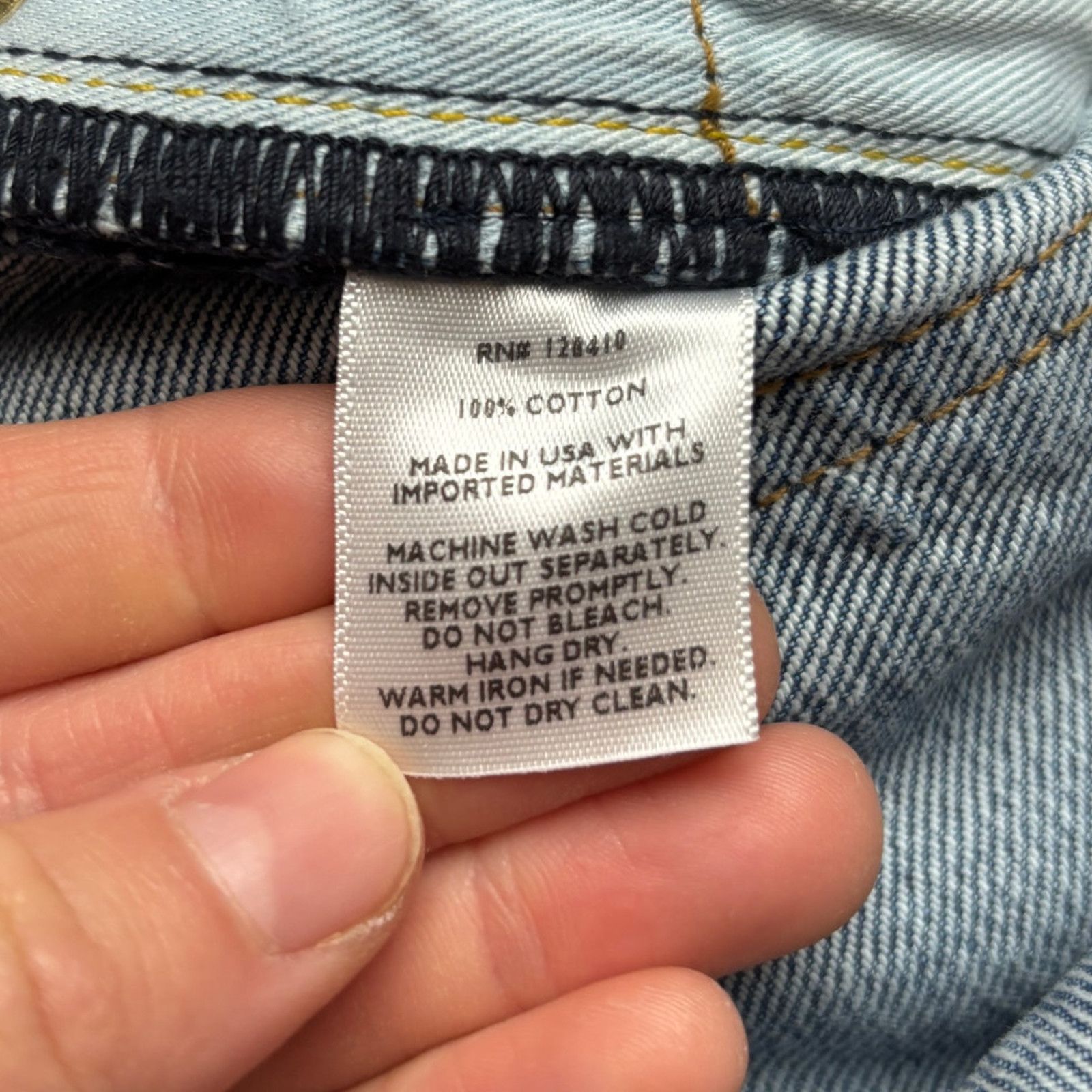 Sid Mashburn $175 Sid Mashburn Slim Straight Jeans 34x32 Made in USA Size US 34 / EU 50 - 4 Thumbnail
