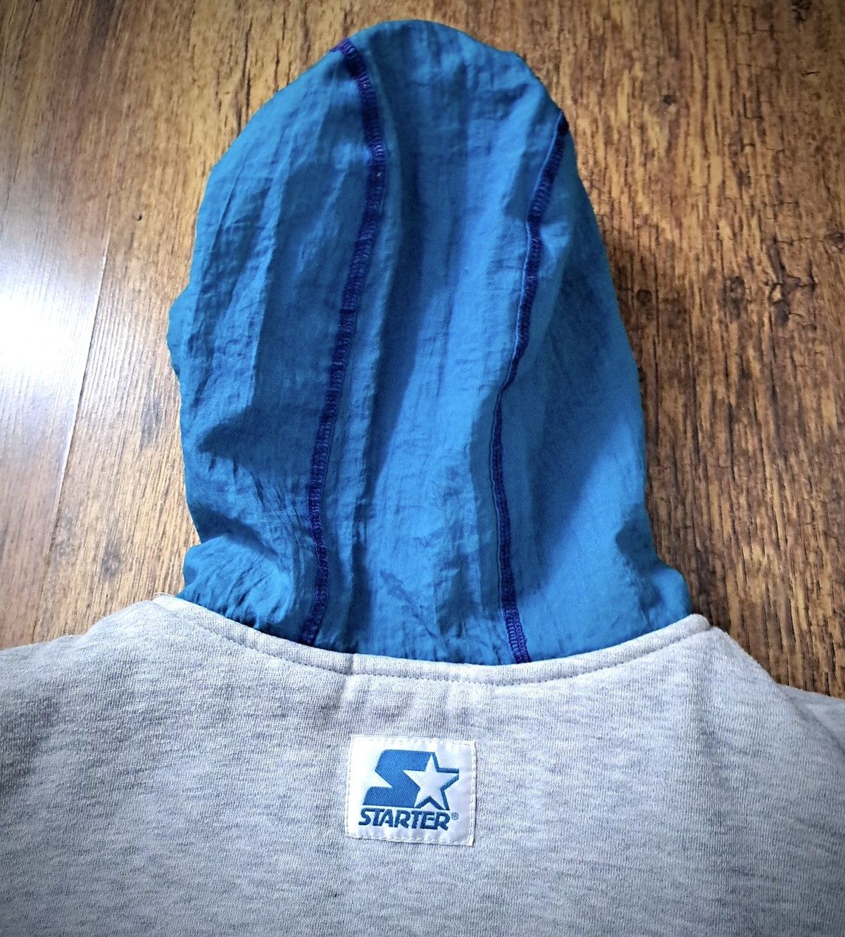 NBA STARTER x CHARLOTTE HORNETS x Vintage Rare 90s Jacket Size US L / EU 52-54 / 3 - 3 Thumbnail