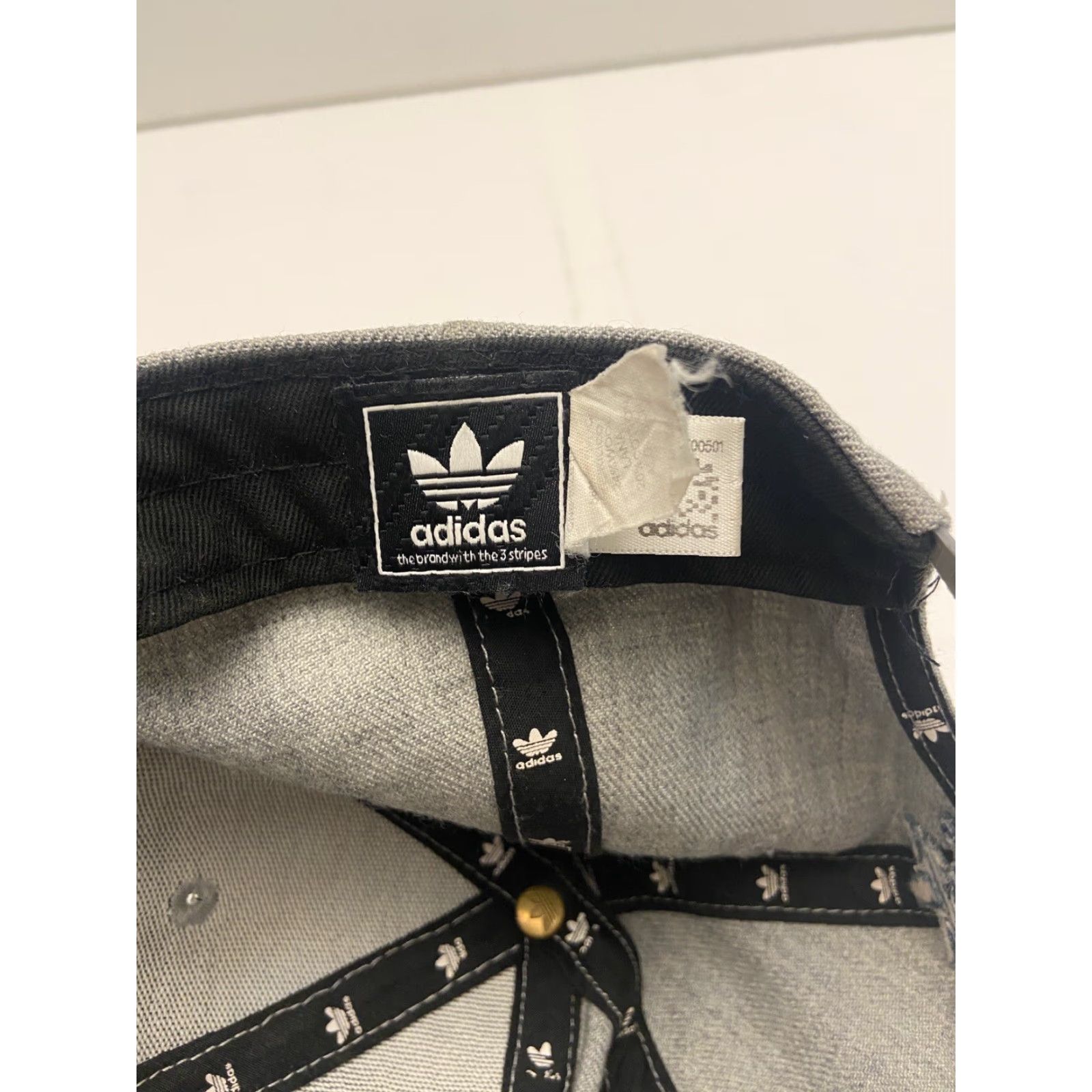 Adidas ADIDAS Hat Men One Size Gray Blue Mens Size ONE SIZE - 6 Thumbnail