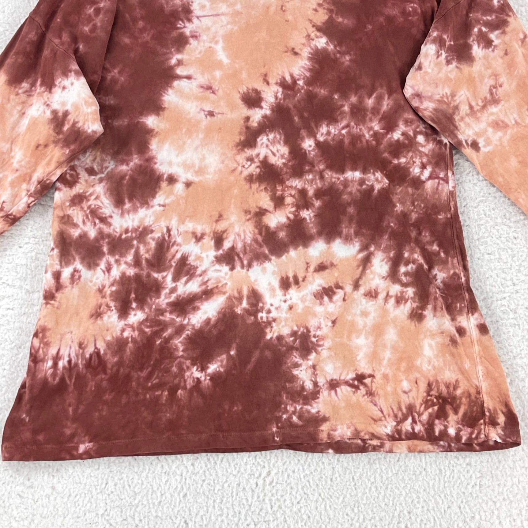 Vintage We the Free People Be Free Tie-Dye Orange T-Shirt Womens Long Sleeve Small Orange Be Free Tie Dye Long Sleeve Shirt Womens Small We the Free Size S / US 4 / IT 40 - 5 Thumbnail