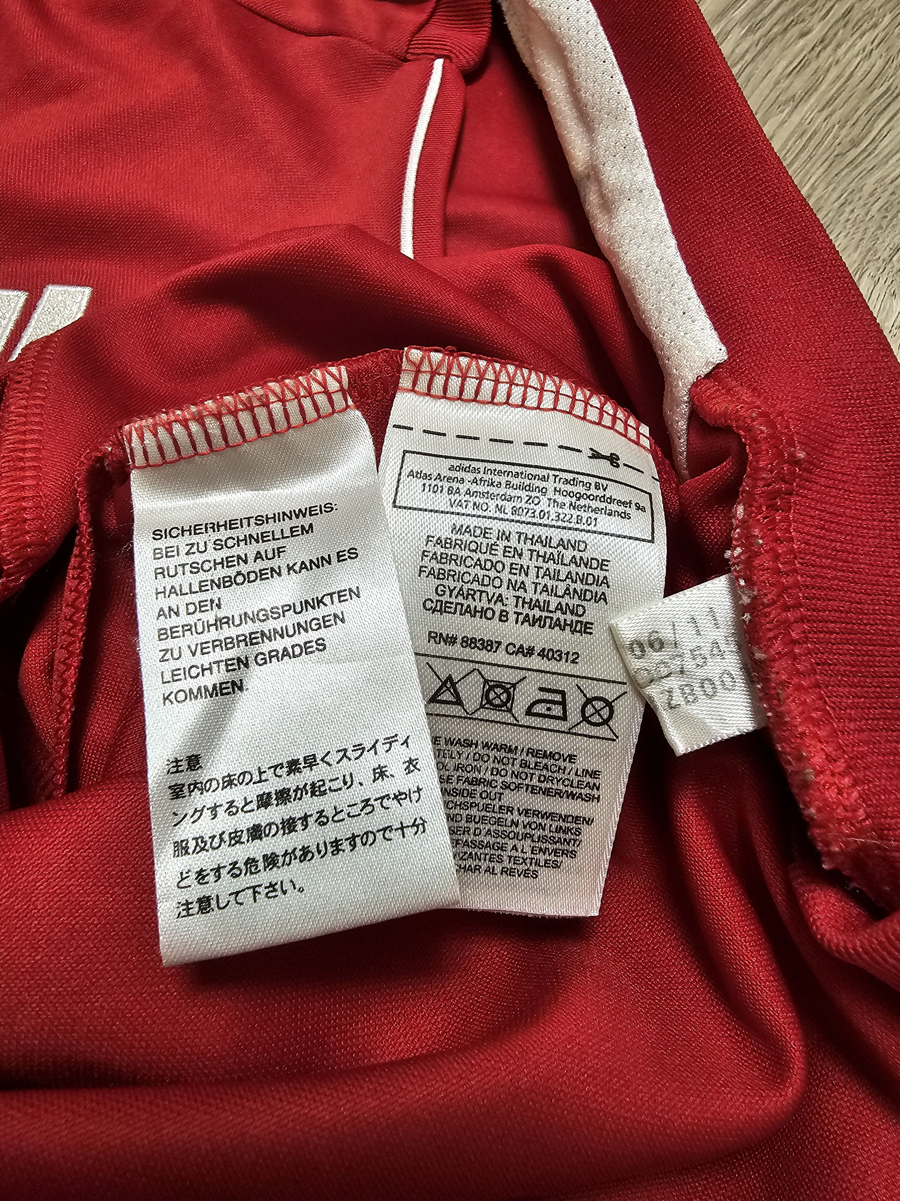 Adidas × All Sport RED FOOTBALL SHIRT ENGLAND APL PATCHES SOCCER JERSEY LONG Size US M / EU 48-50 / 2 - 11 Thumbnail
