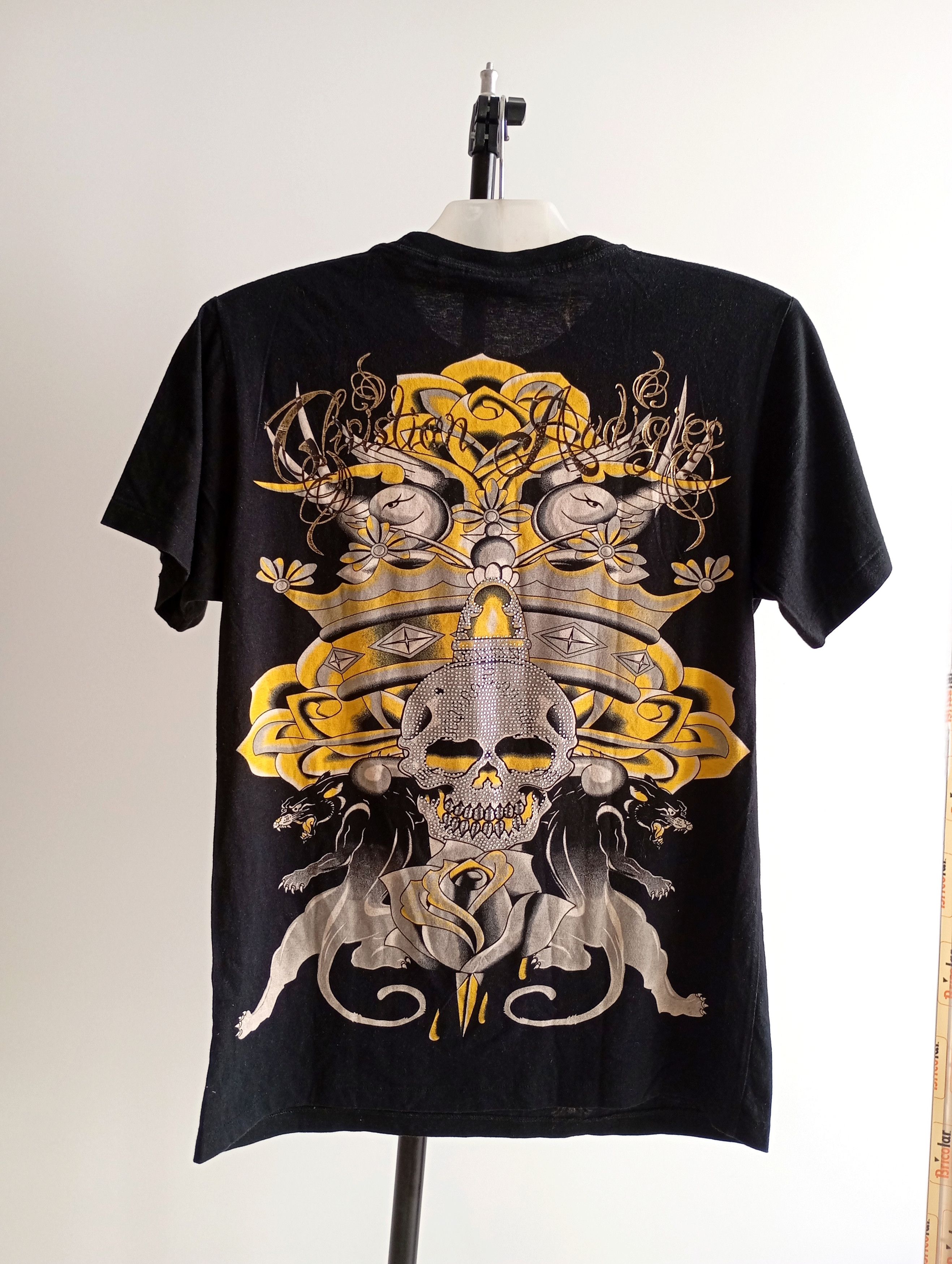 Christian Audigier Vintage Christian Audigier “Crystal Scull” T-Shirt Size US M / EU 48-50 / 2 - 5 Thumbnail