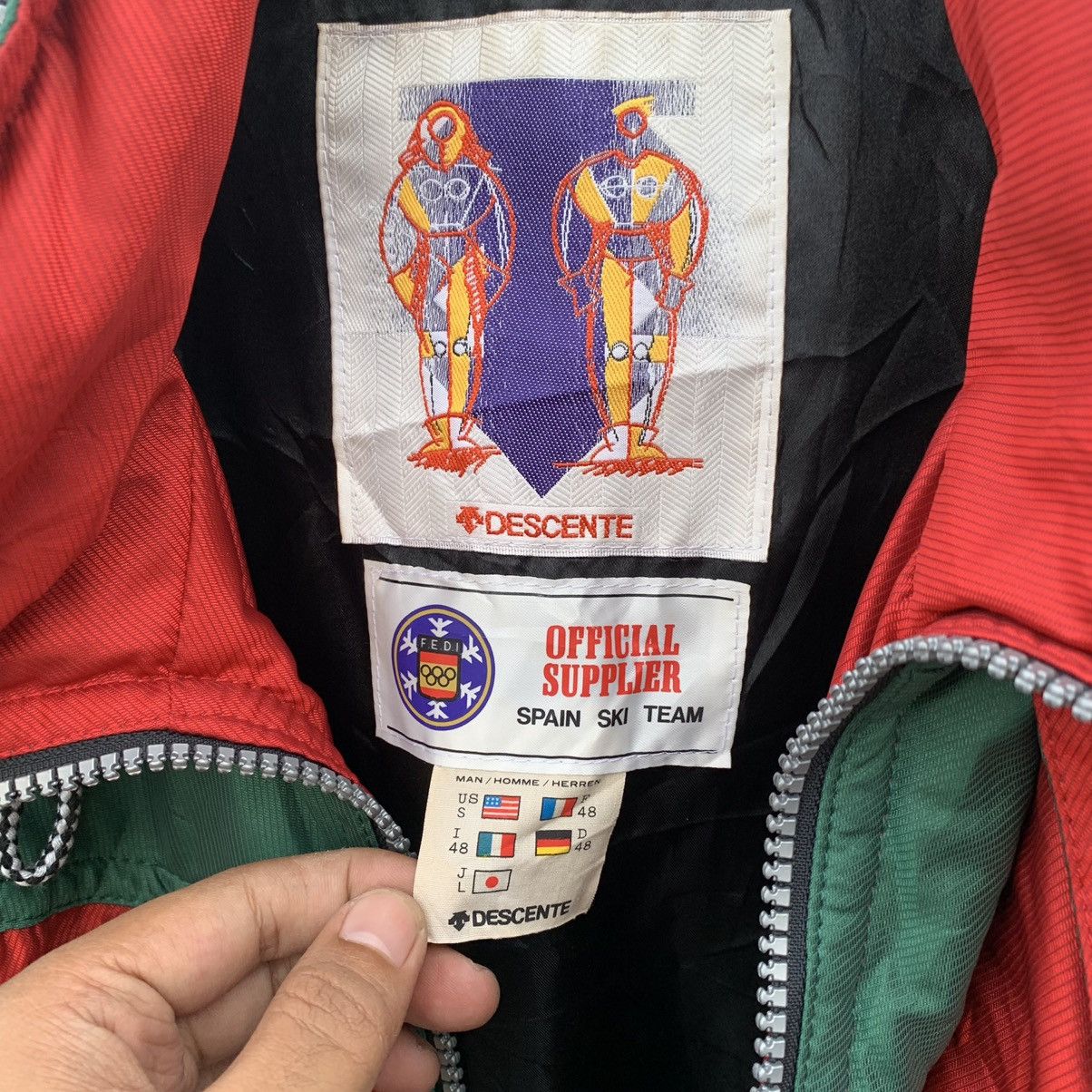 Vintage × Yamaha Vintage DESCENTE Official National SPAIN ski jacket Size US L / EU 52-54 / 3 - 9 Thumbnail