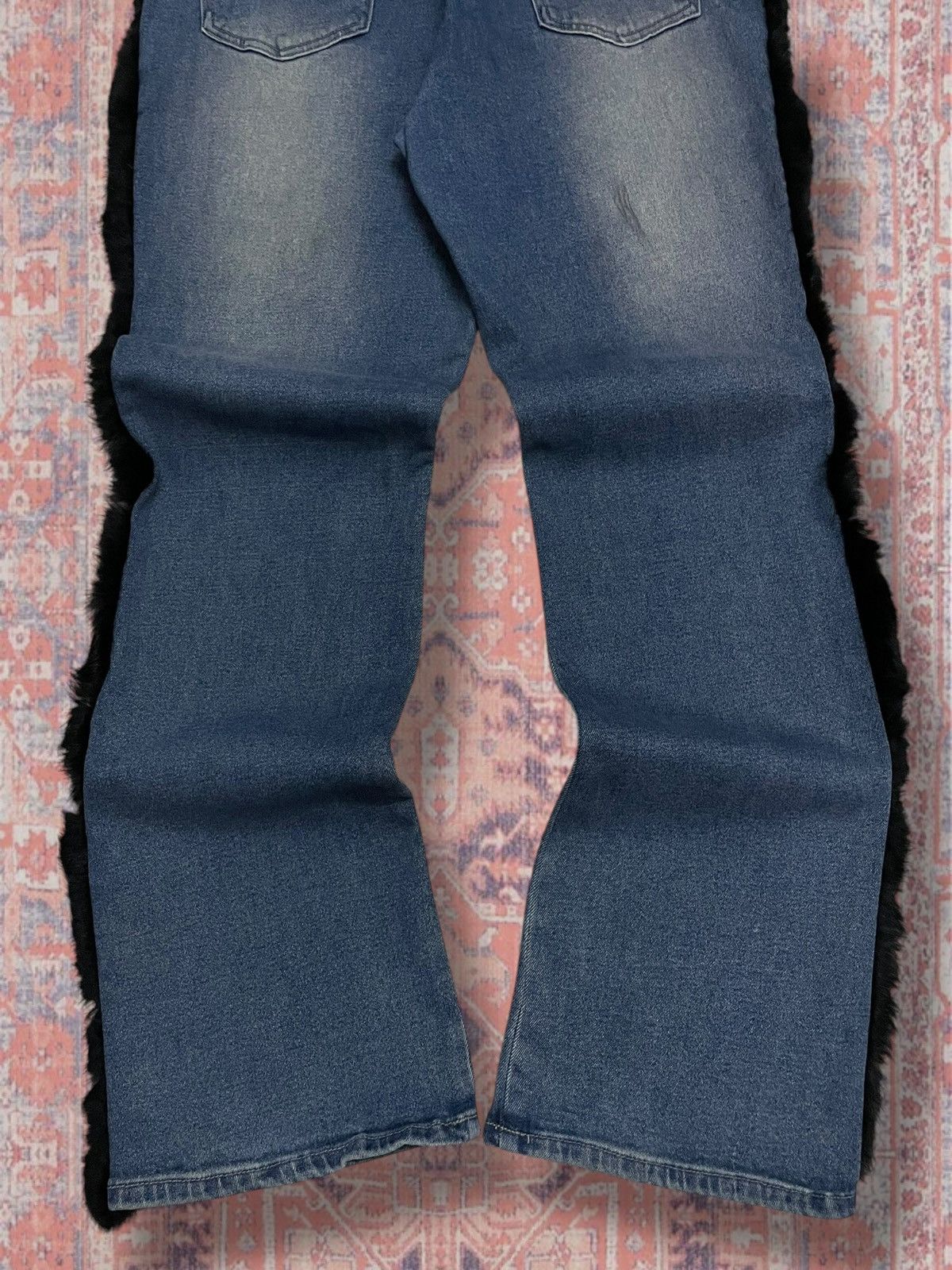 Hysteric Glamour Vintage 1990s Designer Japan Rare Chest Fur Adore Denim Size US 32 / EU 48 - 10 Thumbnail