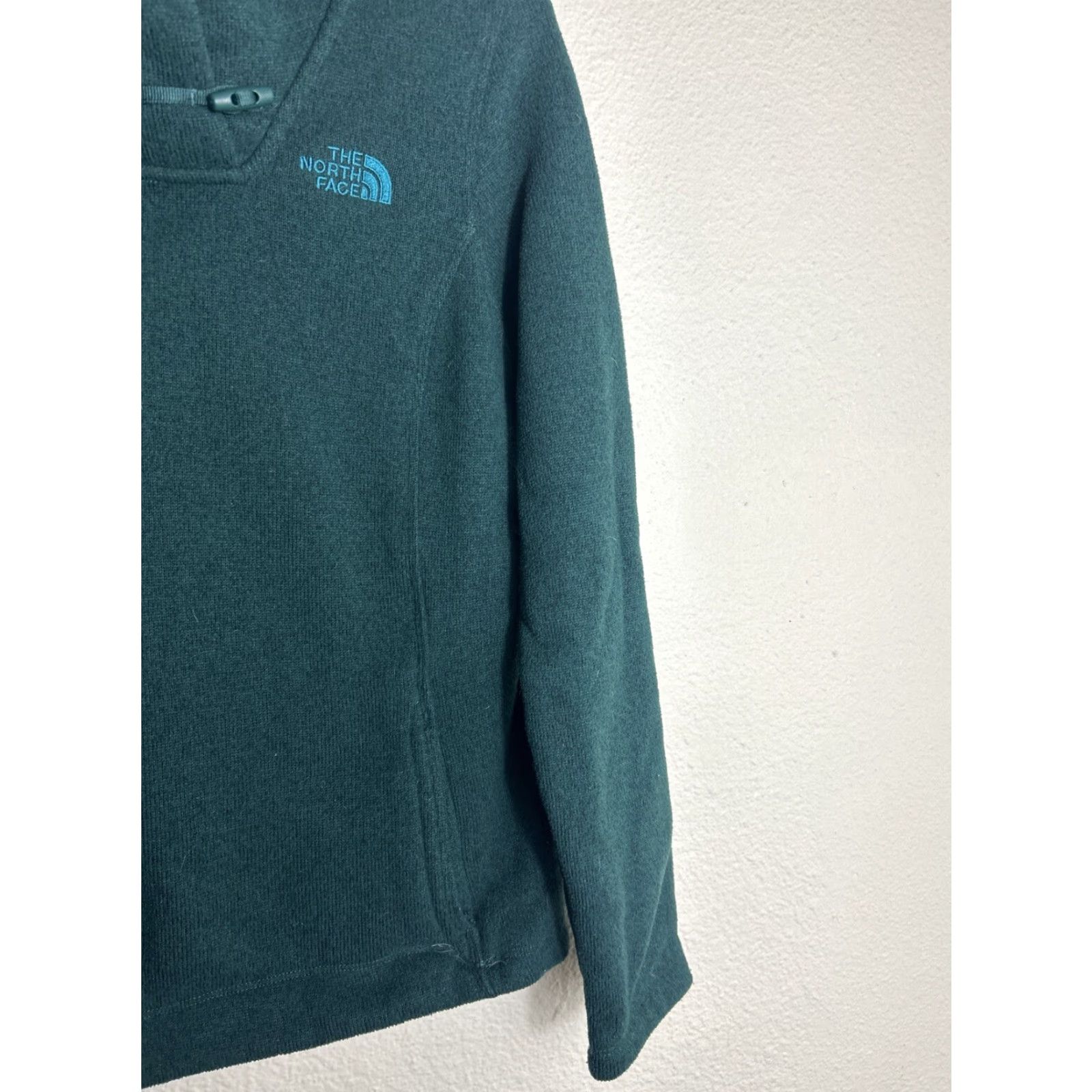 The North Face The North Face Crescent Sunset Hoodie Womens Small Green Button Pullover Size S / US 4 / IT 40 - 4 Thumbnail