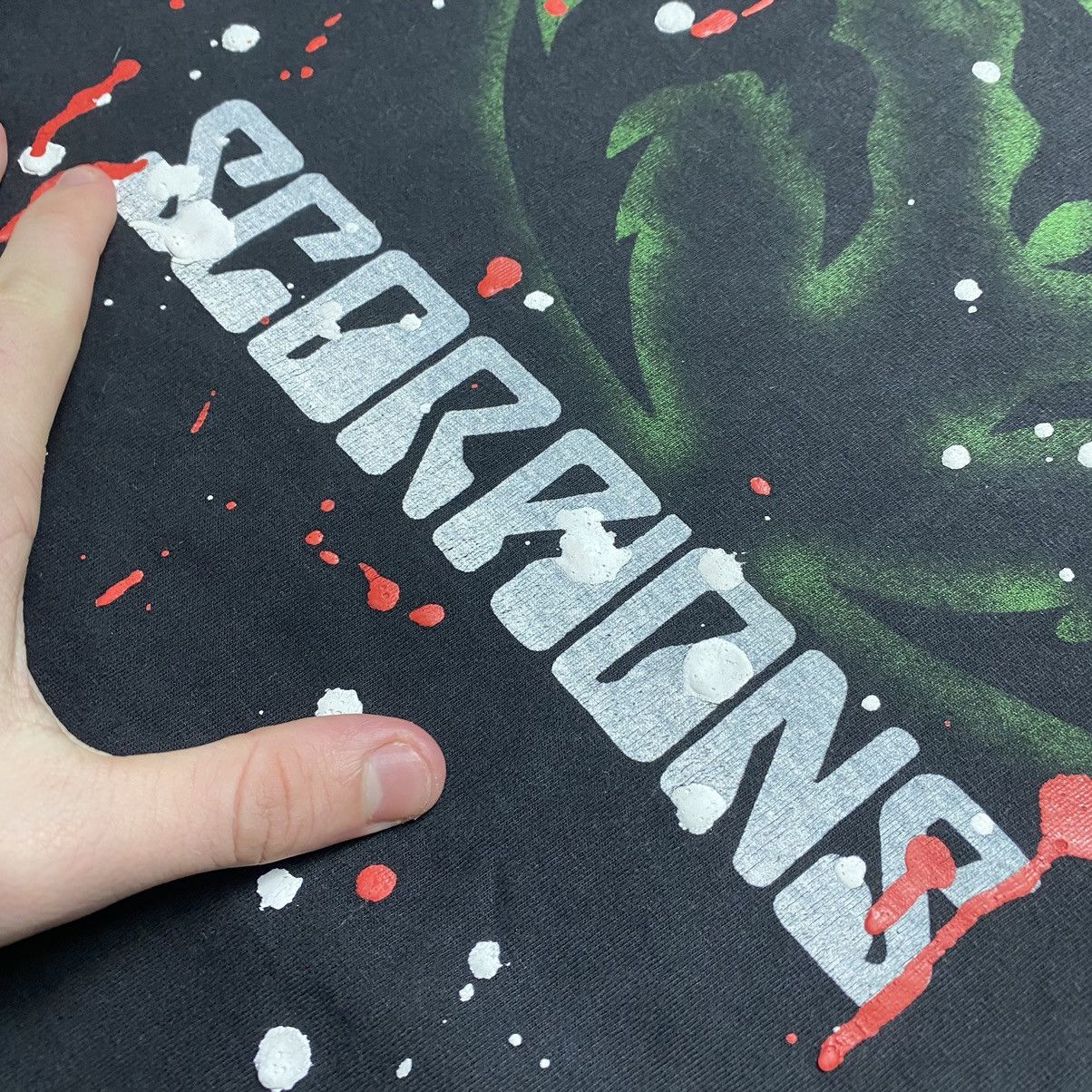 Band Tees × Vintage Vintage Scorpions Big Graphic logo 00’s Rock band tee Size US XL / EU 56 / 4 - 5 Thumbnail