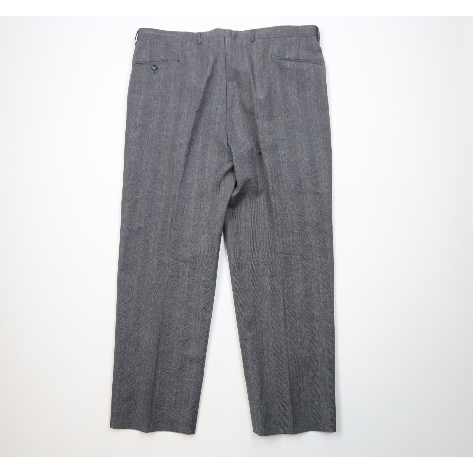 Vintage Vintage 90s Streetwear 2 Piece Wool Suit Wedding Striped Size 44L - 17 Thumbnail