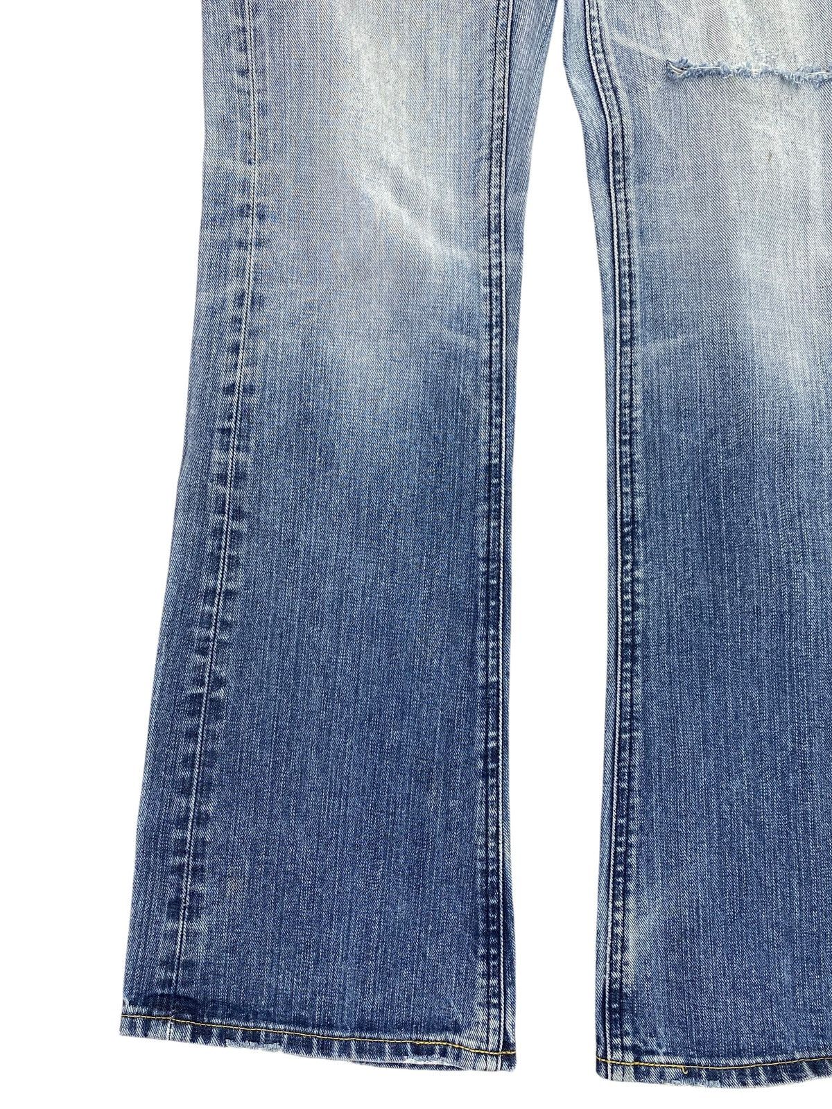 Other Japanese Brand Faded Wash Ripped Style Flare Jeans Size US 28 / EU 44 - 7 Thumbnail
