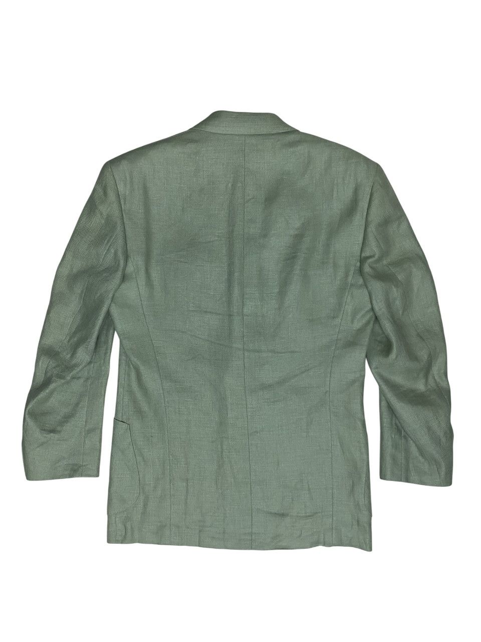 Thierry Mugler Vintage 80s Thierry Mugler Green Tuxedo Size 46R - 2 Thumbnail