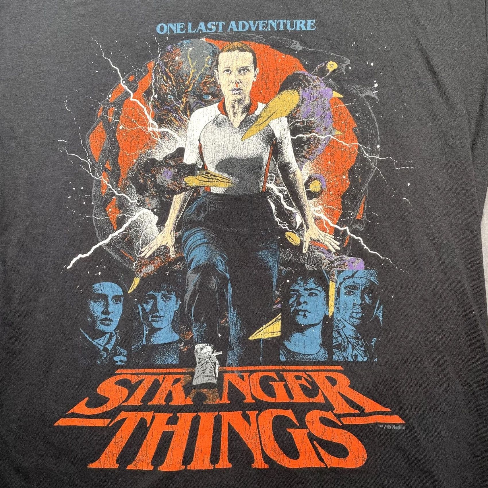 Vintage Stranger Things Shirt Mens Medium Black One Last Adventure Eleven Graphic Tee Size US M / EU 48-50 / 2 - 2 Thumbnail