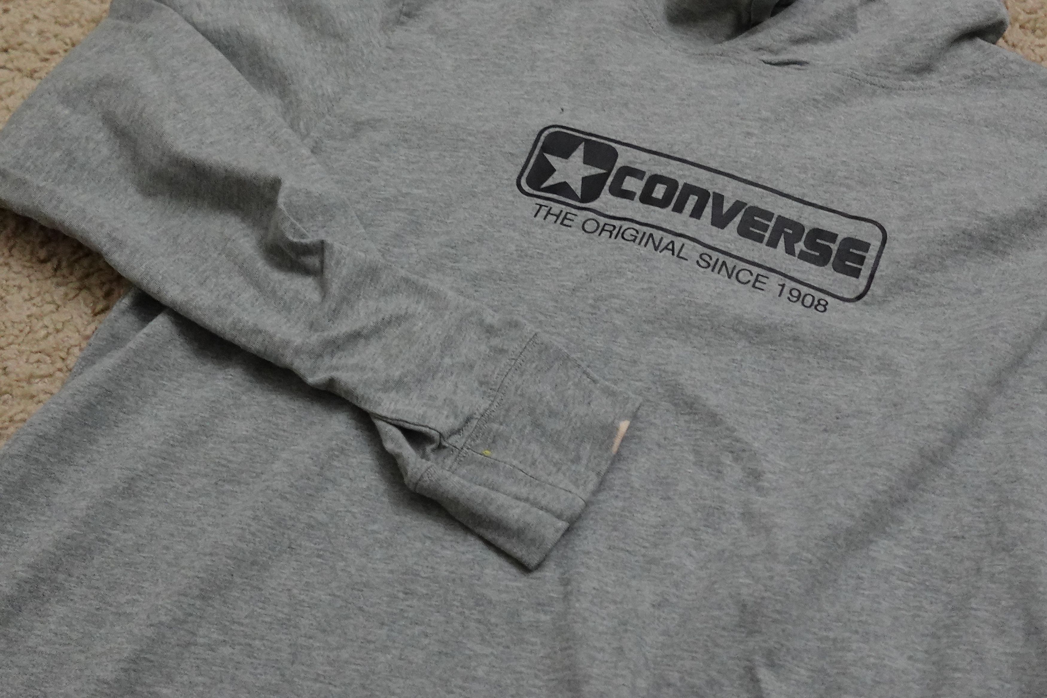 Converse Medium - Converse ALL STAR Hoodie Long Sleeve T Shirt Size US M / EU 48-50 / 2 - 3 Thumbnail