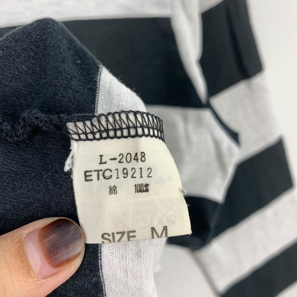 Japanese Brand RNA UNISON Stripes Punk Gothic Japanese Brand Tshirt Size S / US 4 / IT 40 - 5 Thumbnail