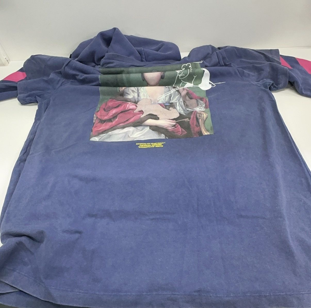 Off-White OFF-WHITE Diag Mariana Hooded T-Shirt Size US M / EU 48-50 / 2 - 9 Thumbnail