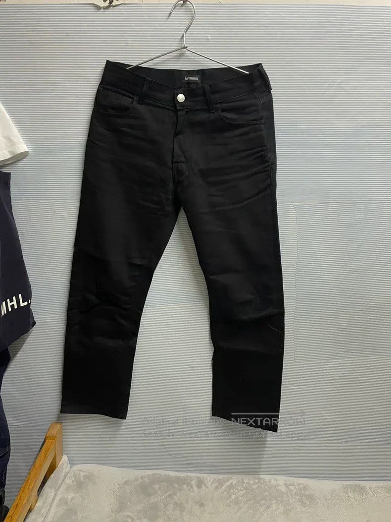 Raf Simons Raf Simons AW19 slim fit destroyed denim pants | Grailed