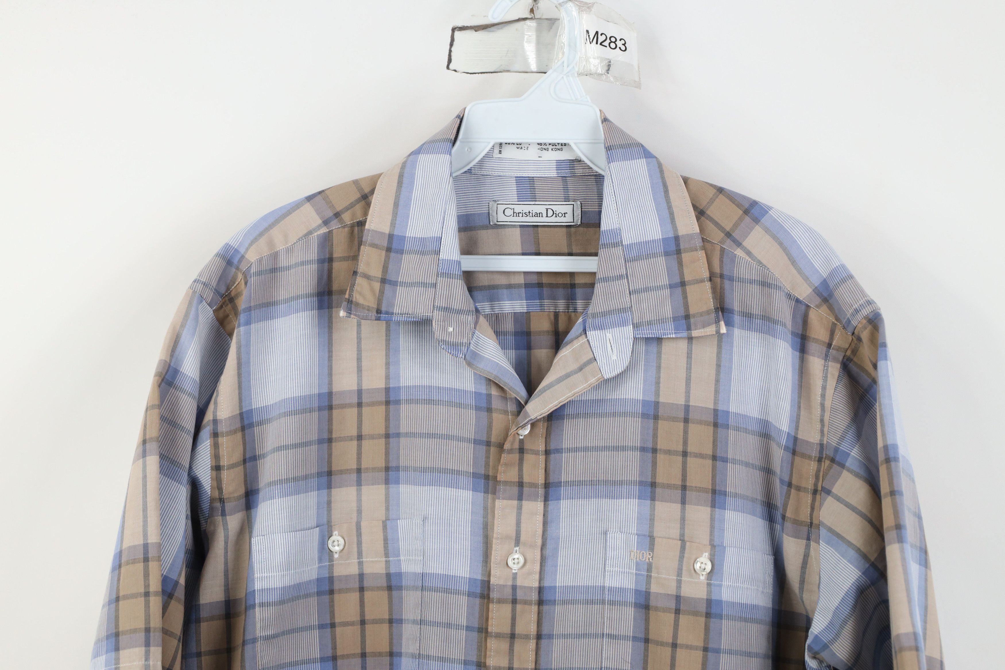 Christian Dior Monsieur Vintage 70s 80s Christian Dior Short Sleeve Button Shirt Size US L / EU 52-54 / 3 - 2 Thumbnail