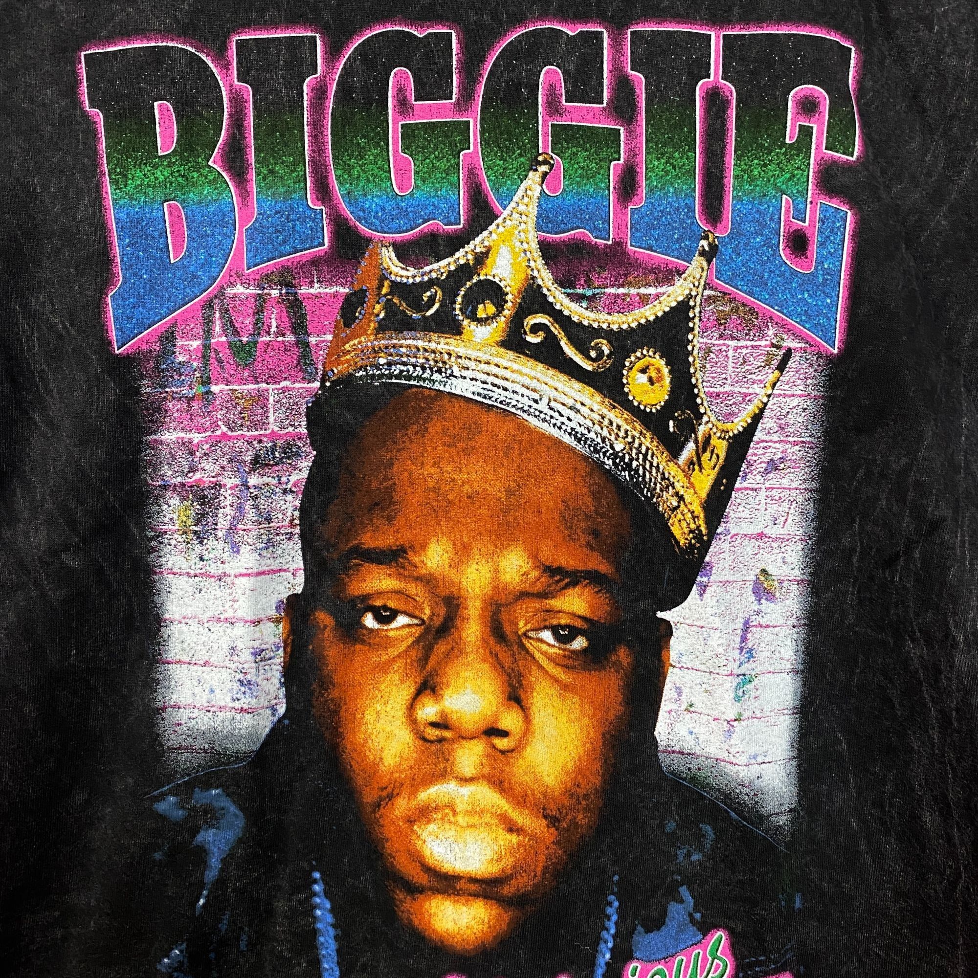 Other Biggie Smalls Crown King of New York Graphic Mineral Wash T- Size US S / EU 44-46 / 1 - 2 Thumbnail