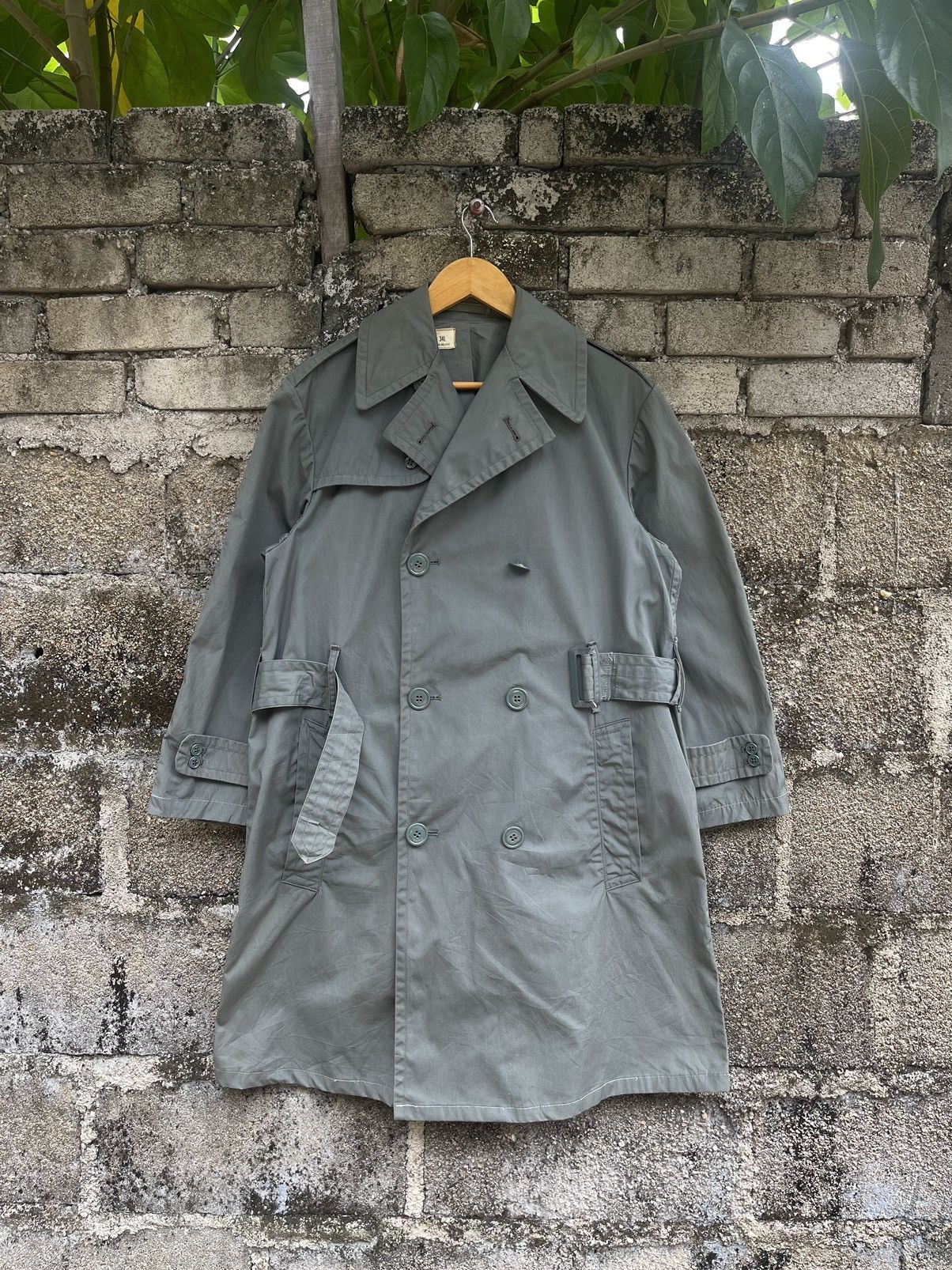 Vintage TRUE VINTAGE 60/70s MILITARY ARMY GREEN RAINCOAT JACKET Size US M / EU 48-50 / 2 - 2 Thumbnail