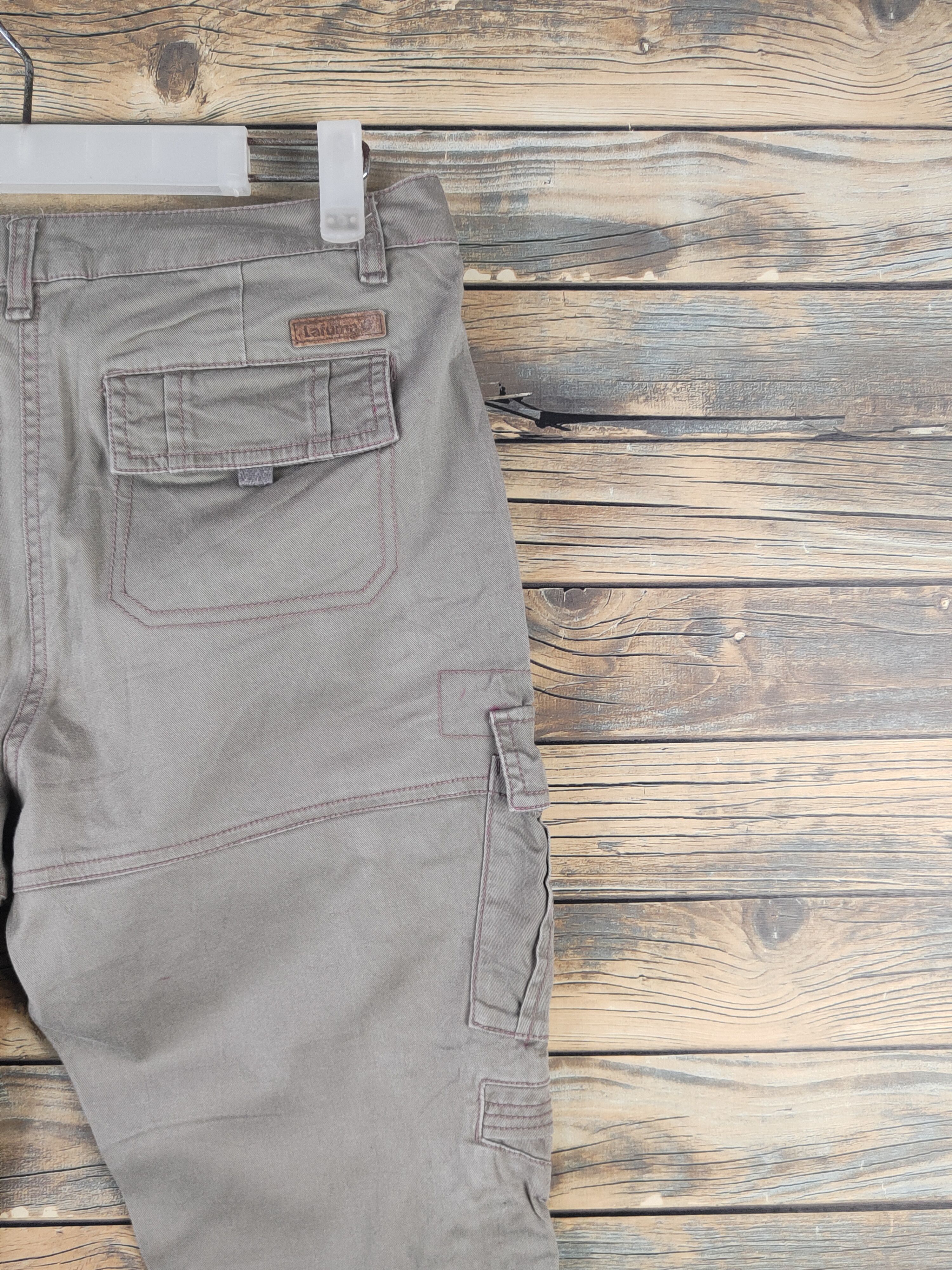 Japanese Brand DL Lafuma Olive Multipocket Tactical Cargo Pants #1772 Size 29" - 11 Thumbnail