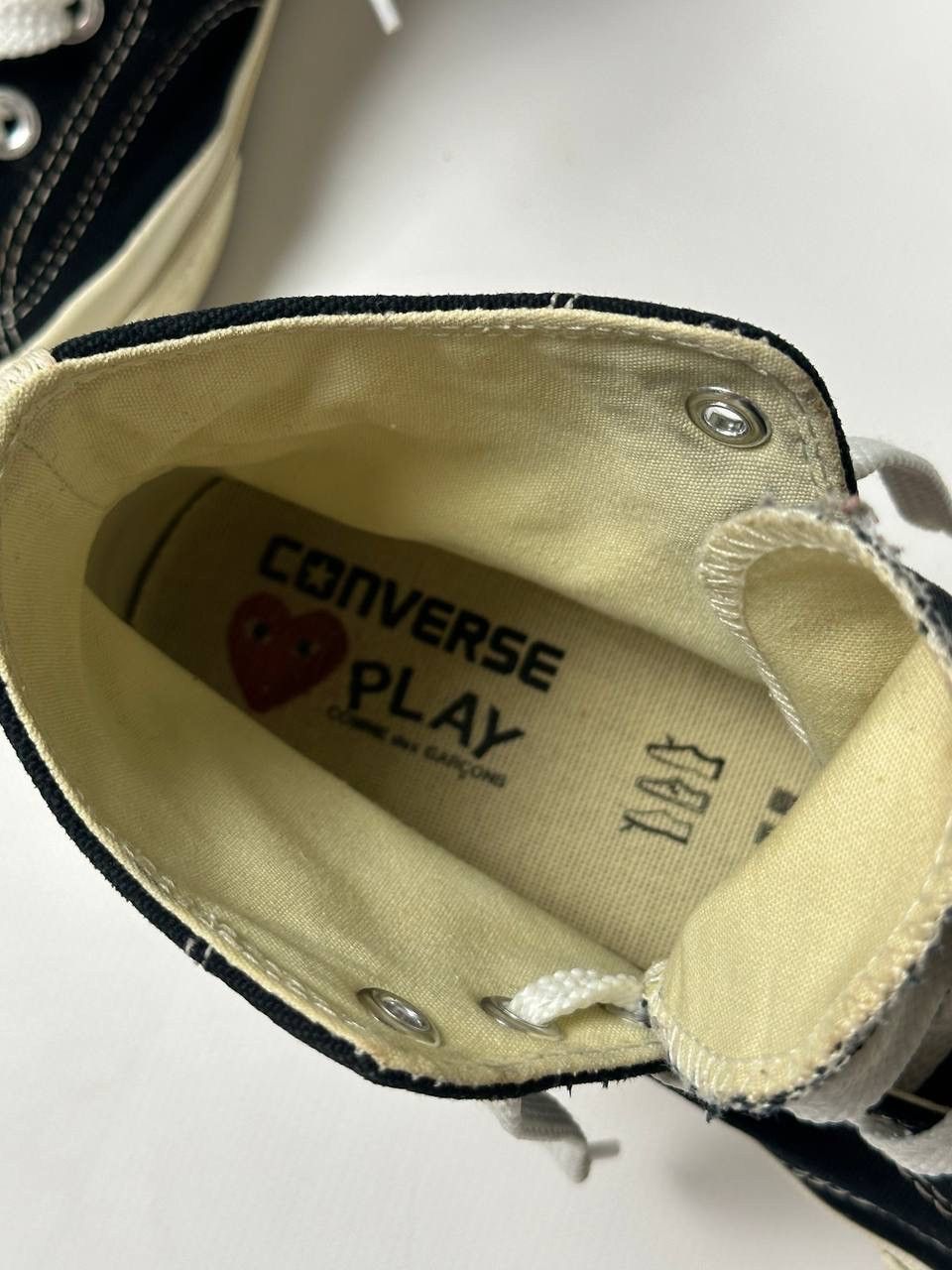 Comme des Garcons PLAY × Converse 🔥Converse x Comme des Garçons PLAY Japanese Sneakers Size US 9 / EU 42 - 11 Thumbnail