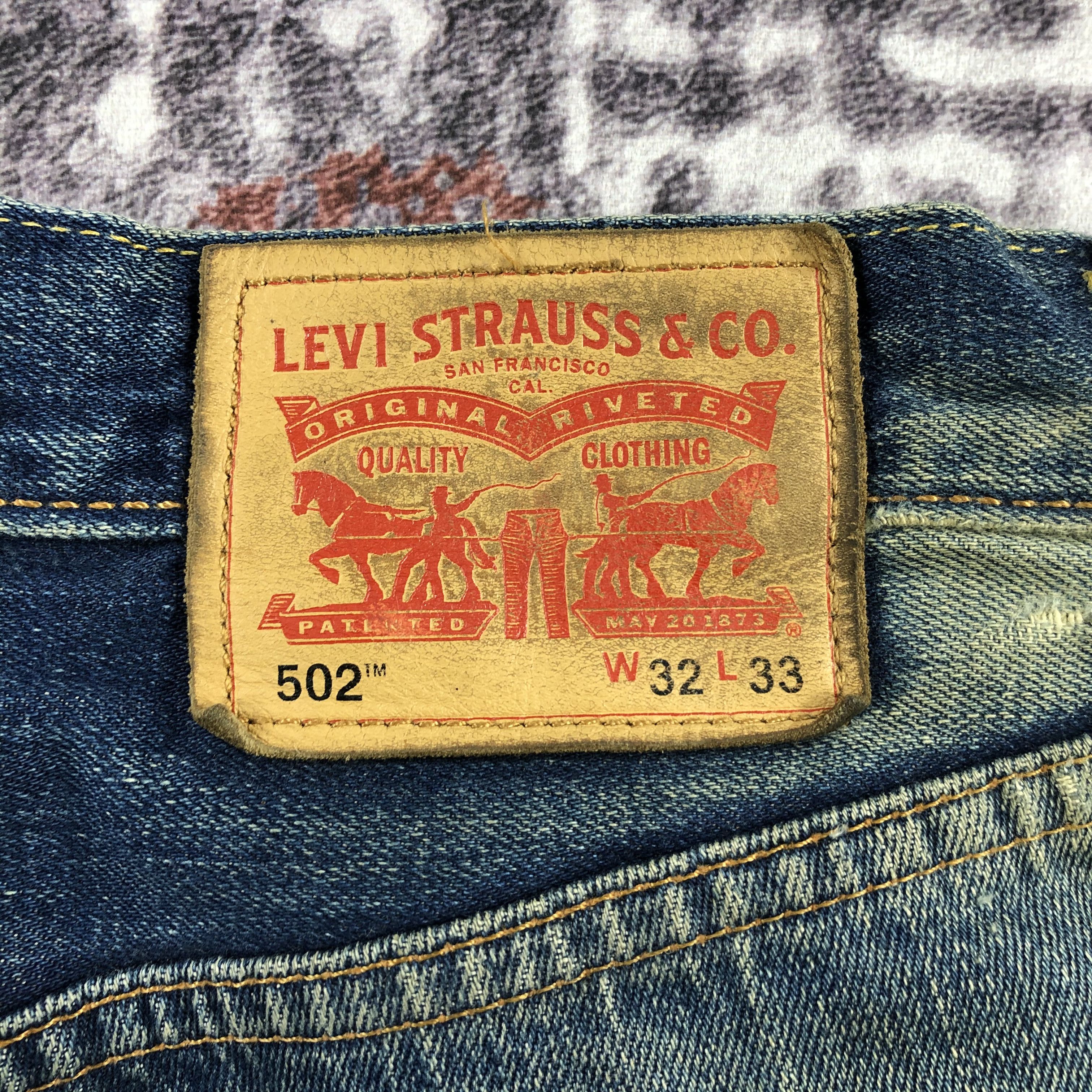 Levi's × Vintage Vintage Blue Wash Levis 502 Jeans-JM2317 Size US 34 / EU 50 - 6 Thumbnail