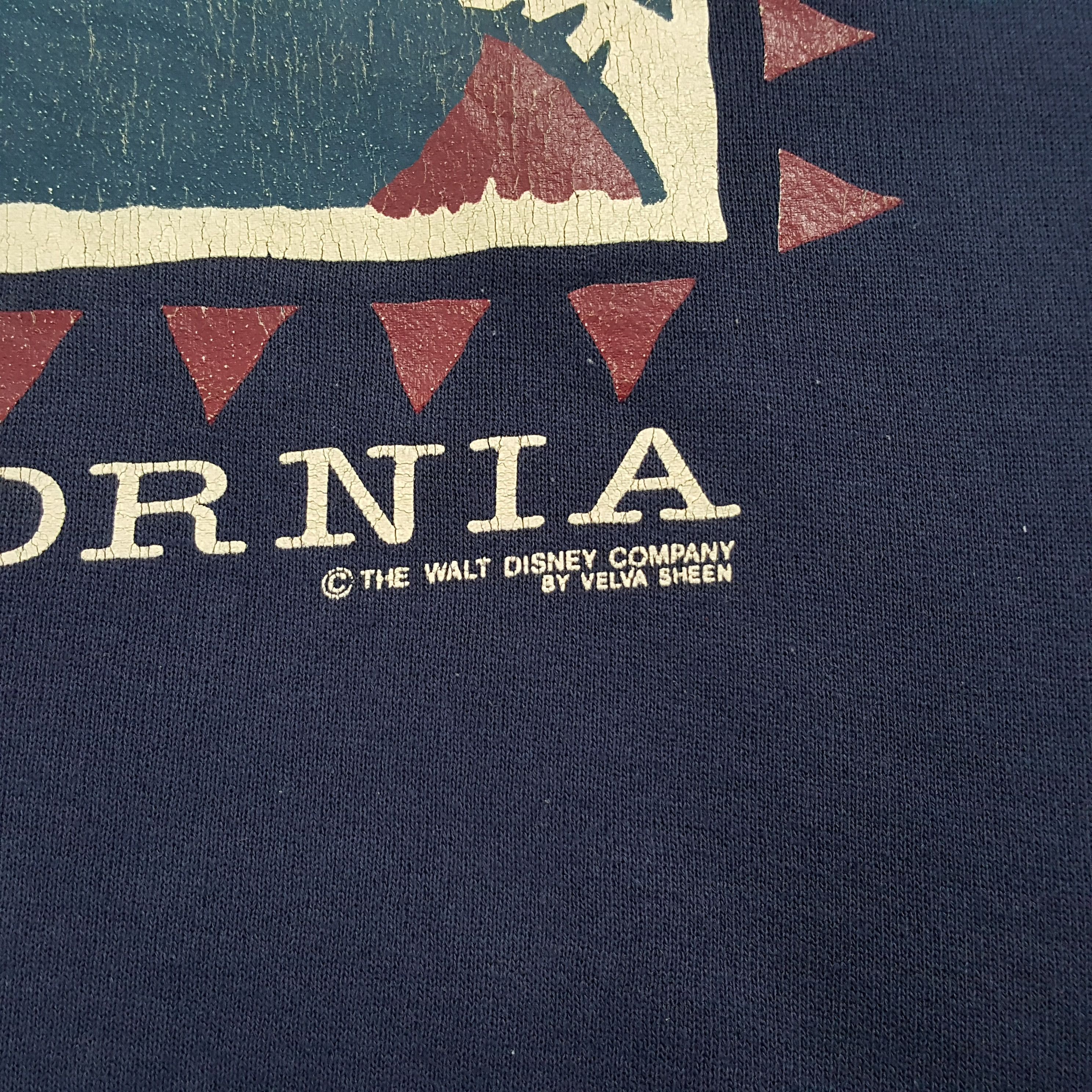 Mickey Mouse × Velva Sheen × Vintage Mickey Mouse California Vintage Disney Sweatshirt Size US L / EU 52-54 / 3 - 3 Thumbnail