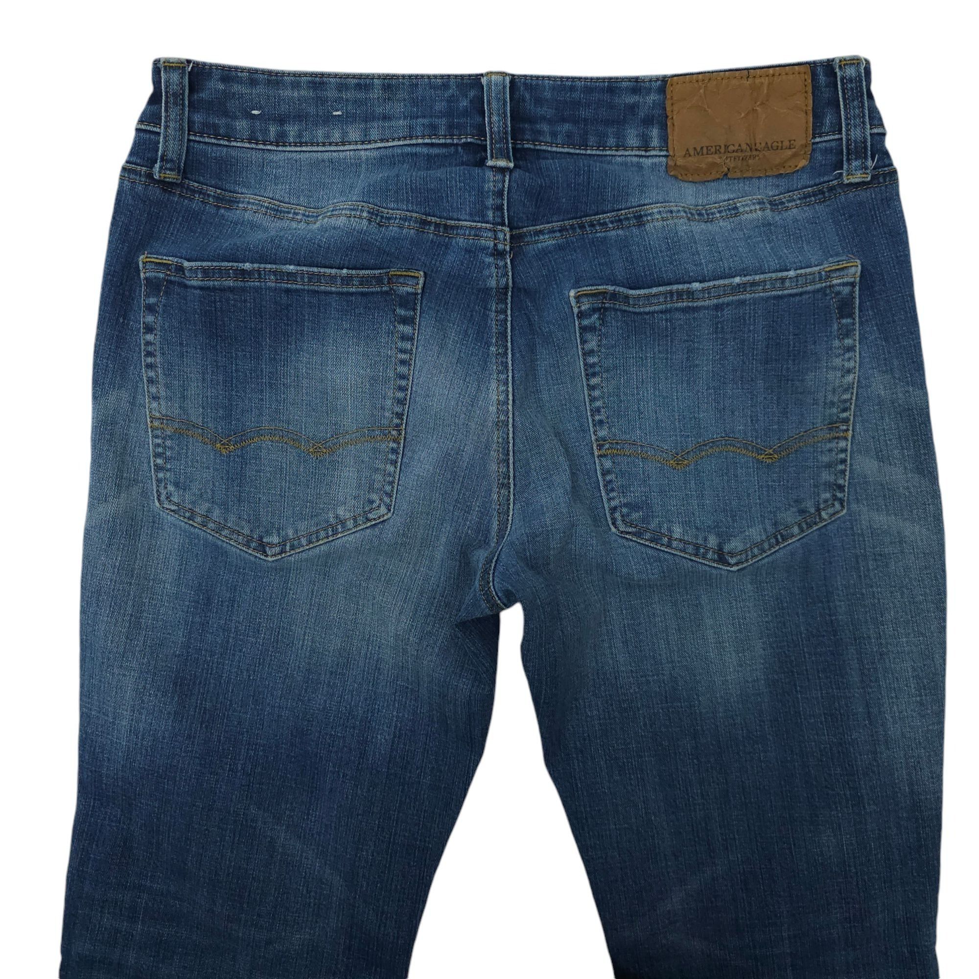 American Eagle Outfitters American Eagle Extreme Flex Slim Straight Leg Jeans Women 31 Size 31" - 11 Thumbnail