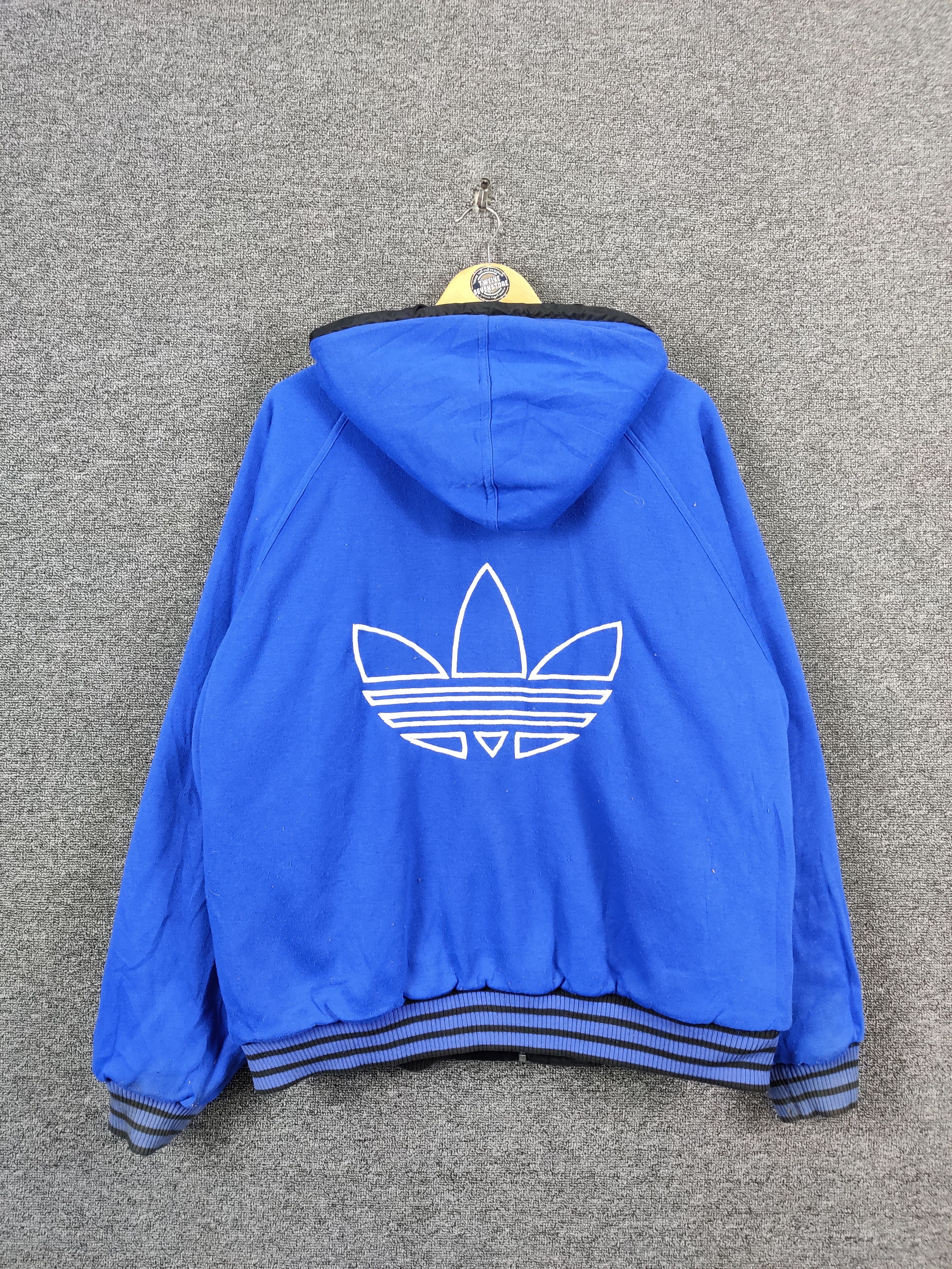 Adidas Vintage Adidas Trefoil Reversible Embroidery Jacket Size US XL / EU 56 / 4 - 4 Thumbnail