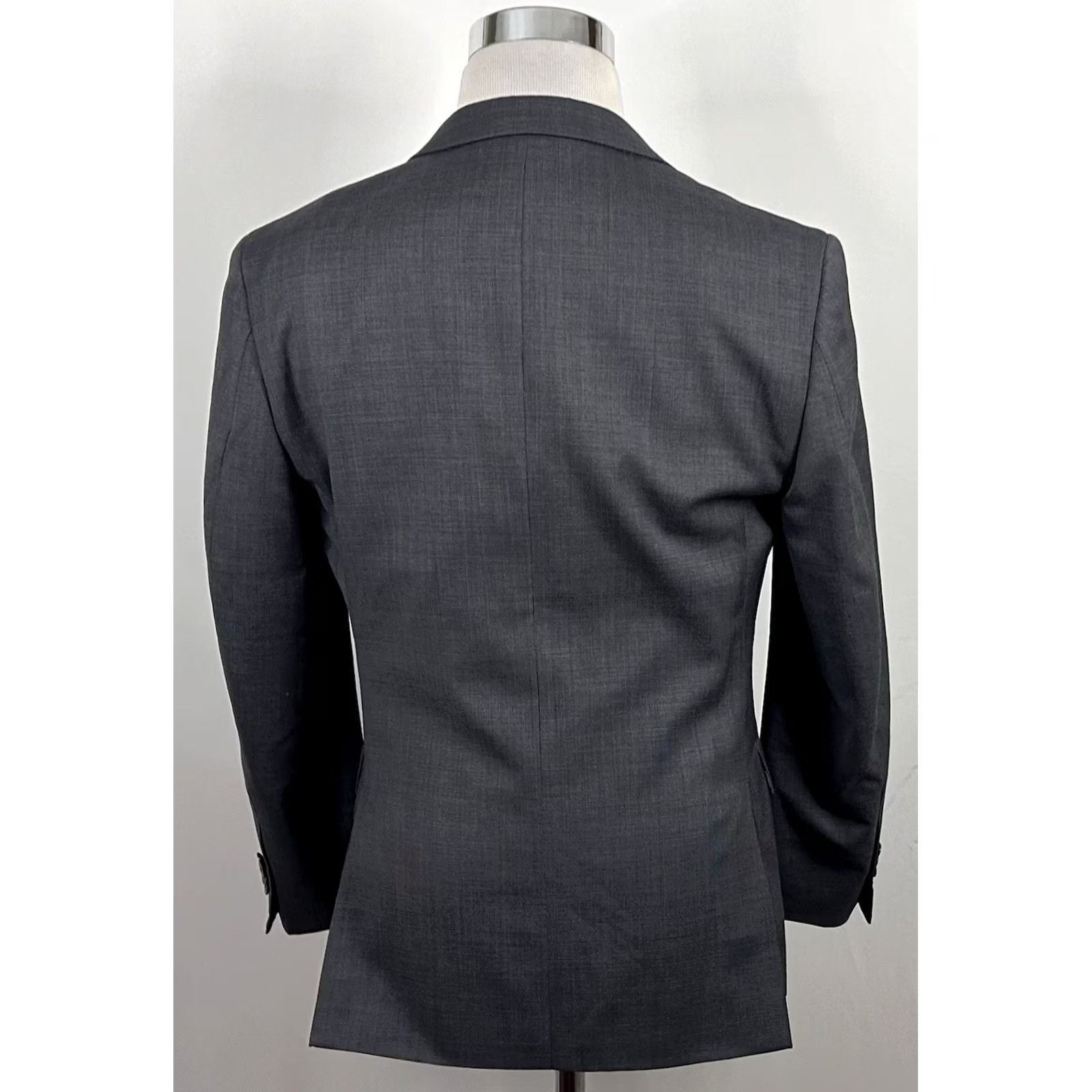 Joseph Abboud Joseph Abboud Sport Coat 36S Slim Fit 2-Button Gray Wool Nailhead Vented Notch Lapel Jacket Mens Regular Short Coat Size US XS / EU 42 / 0 - 6 Thumbnail