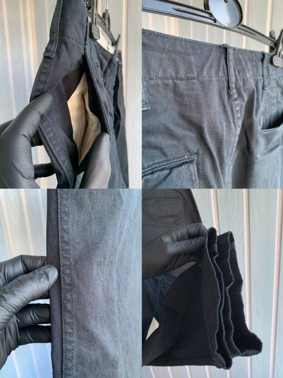 *A VONTADE × Japanese Brand A VONTADE Navy Sanforized Cotton By Drive On Track Trousers Size US 33 - 25 Thumbnail