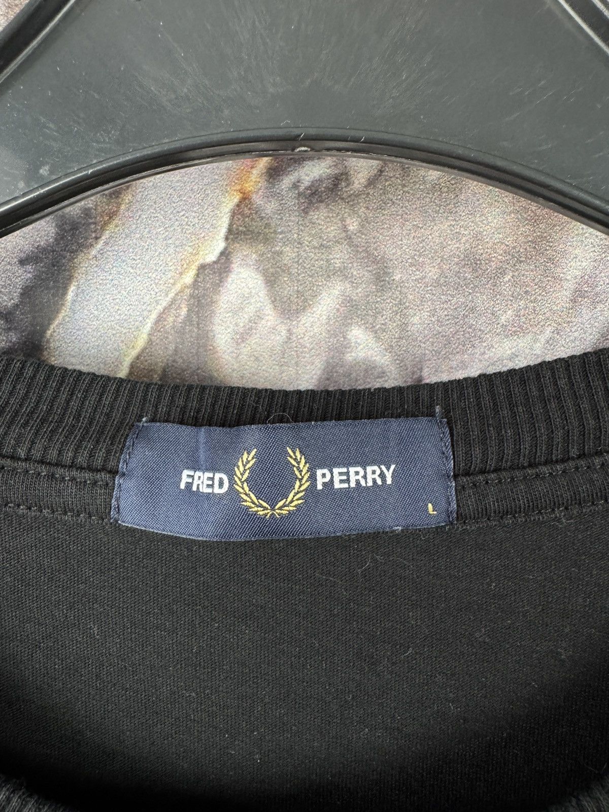 Fred Perry Mens Fred Perry Black T-Shirt Laurel Wreath Logo Size Large Size US L / EU 52-54 / 3 - 6 Thumbnail