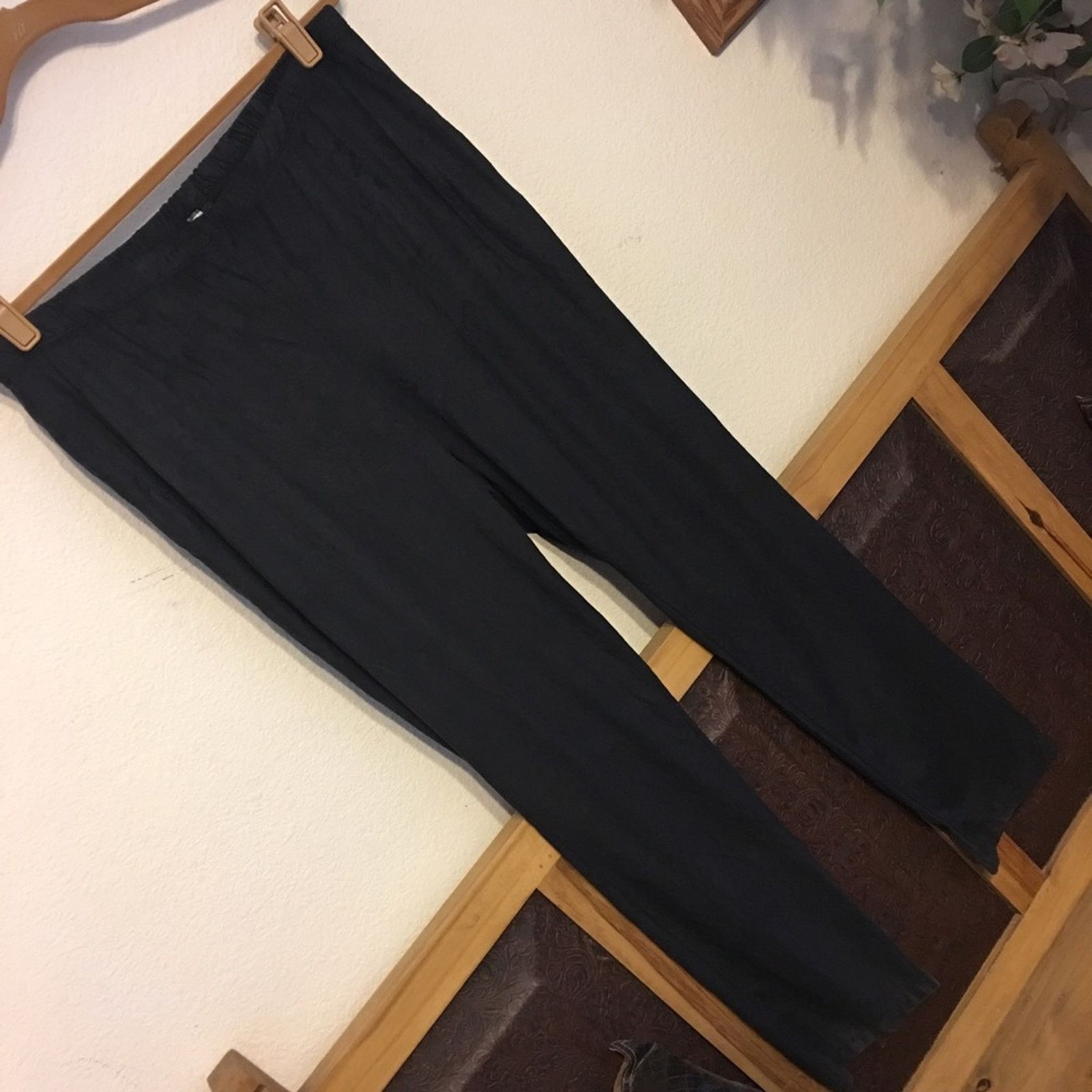 Other Rhonda Shear faux suede plush fabric pants 1X Size 33" - 4 Thumbnail