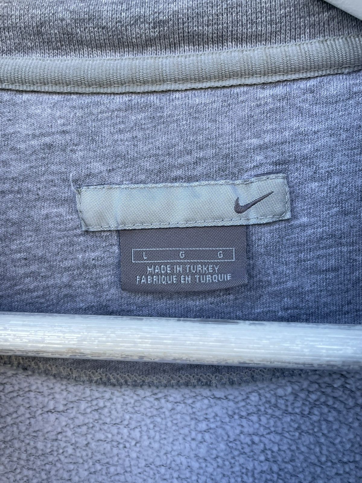 Nike × Vintage Y2K Nike Essential Swoosh Sweatshirt Grey L Size US L / EU 52-54 / 3 - 3 Thumbnail
