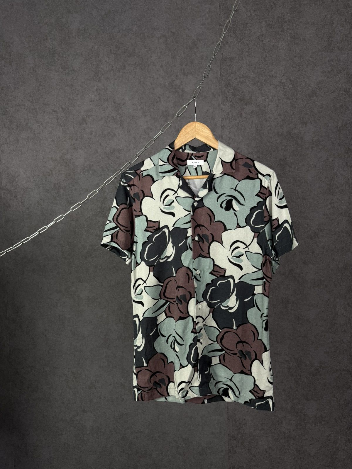 Reiss Reiss art crazy Hawaiian shirt Size US XS / EU 42 / 0 - 1 Thumbnail