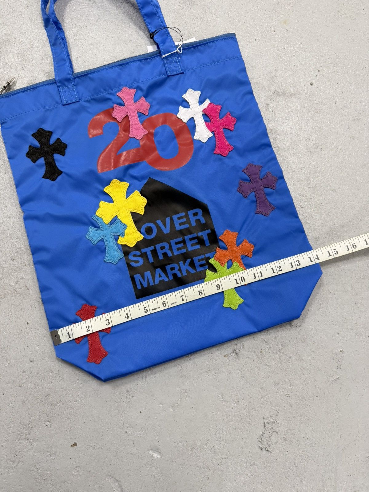 Chrome Hearts × Dover Street Market Chrome Hearts DSM 20th Anni 1 of 1 Multicolor Cross Tote Bag Size ONE SIZE - 11 Thumbnail